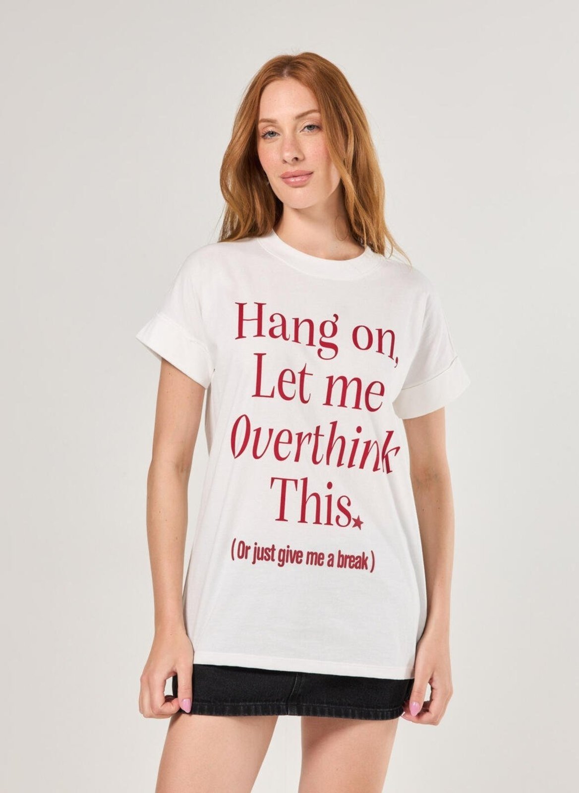 Vista 2 Camiseta Oversized Off-White Overthink Youcom off-white white Youcom off-white white