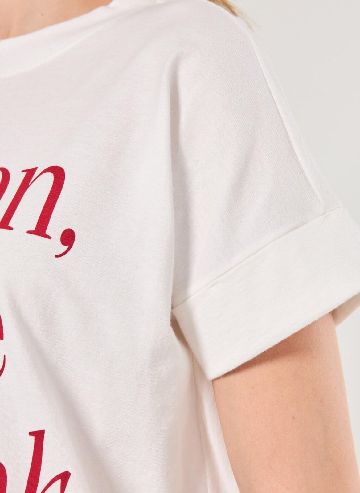 Vista 3 Camiseta Oversized Off-White Overthink Youcom off-white white Youcom off-white white