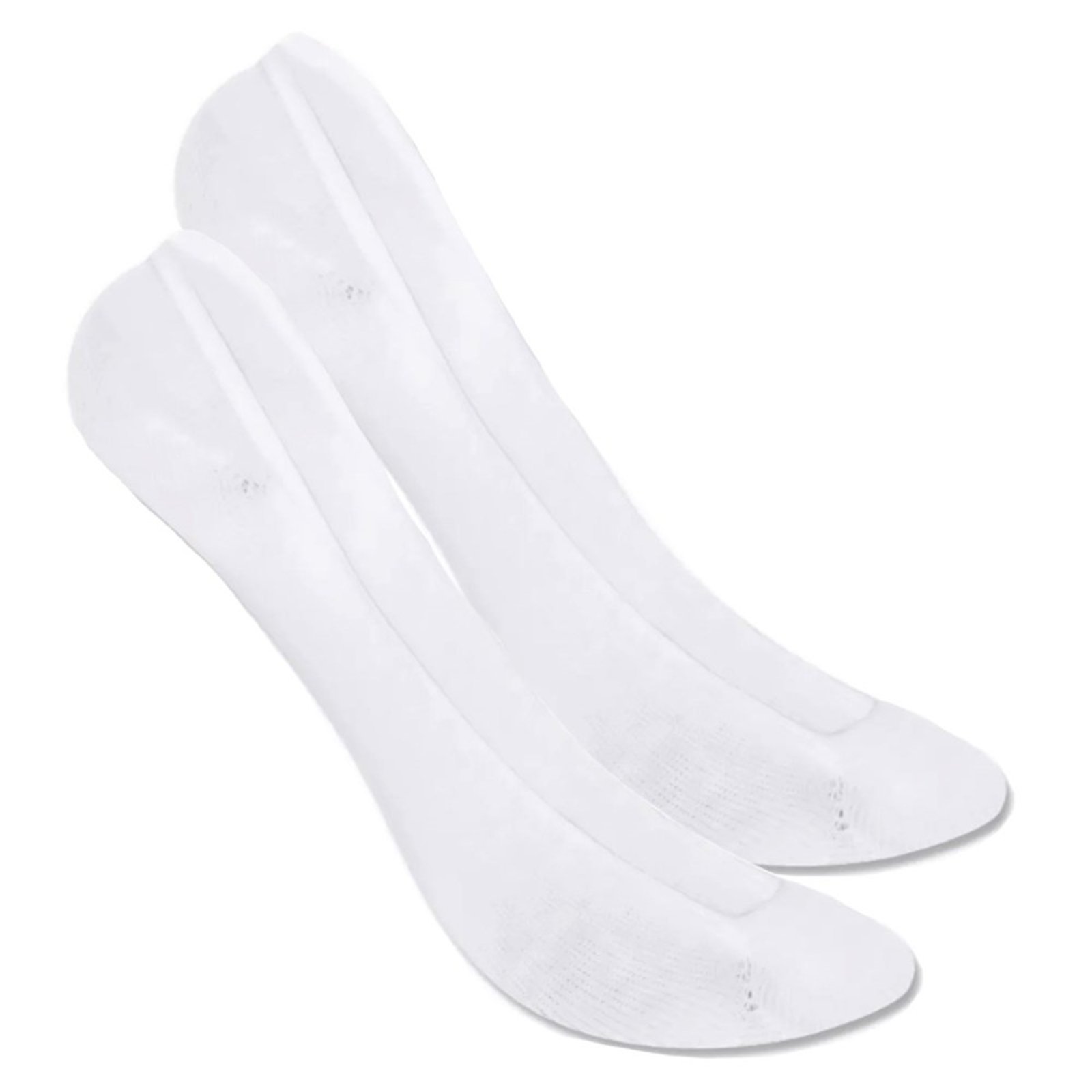 Vista 3 Kit 3 Pares de Meia Selene Sapatilha Super Invisível Feminina branco SELENE branco