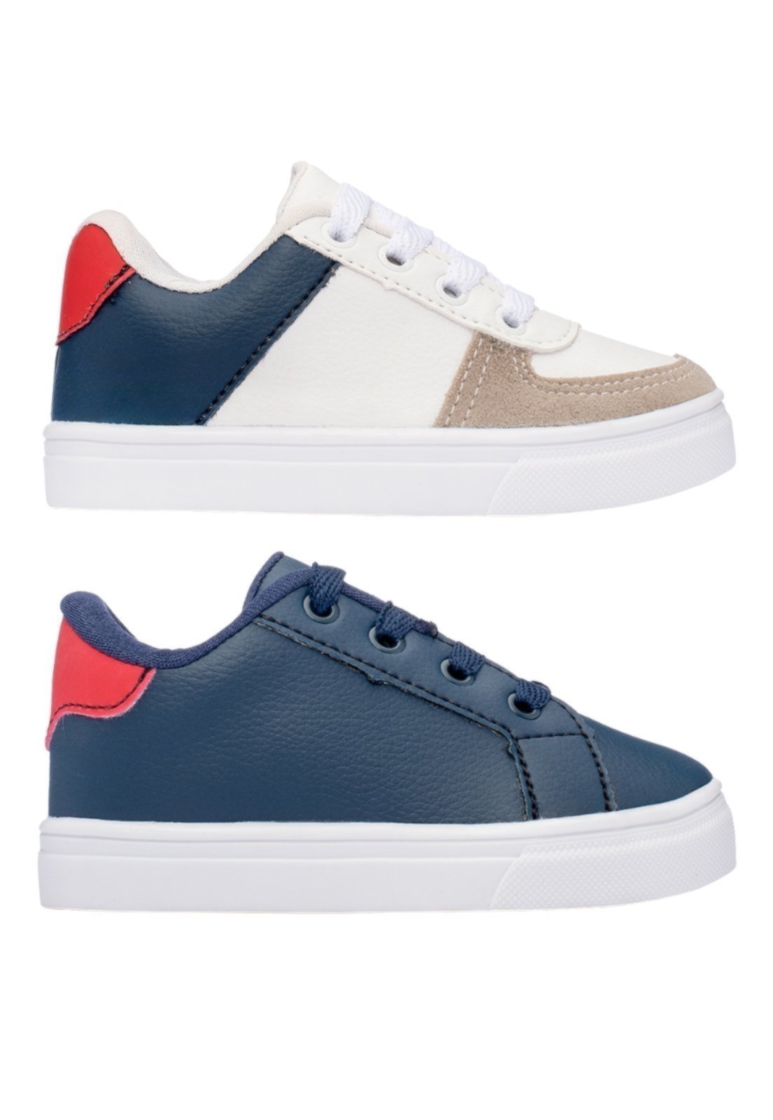 Infantil – Combo 2 Pares Tenis Casual Menino Funfy Escolar Azul