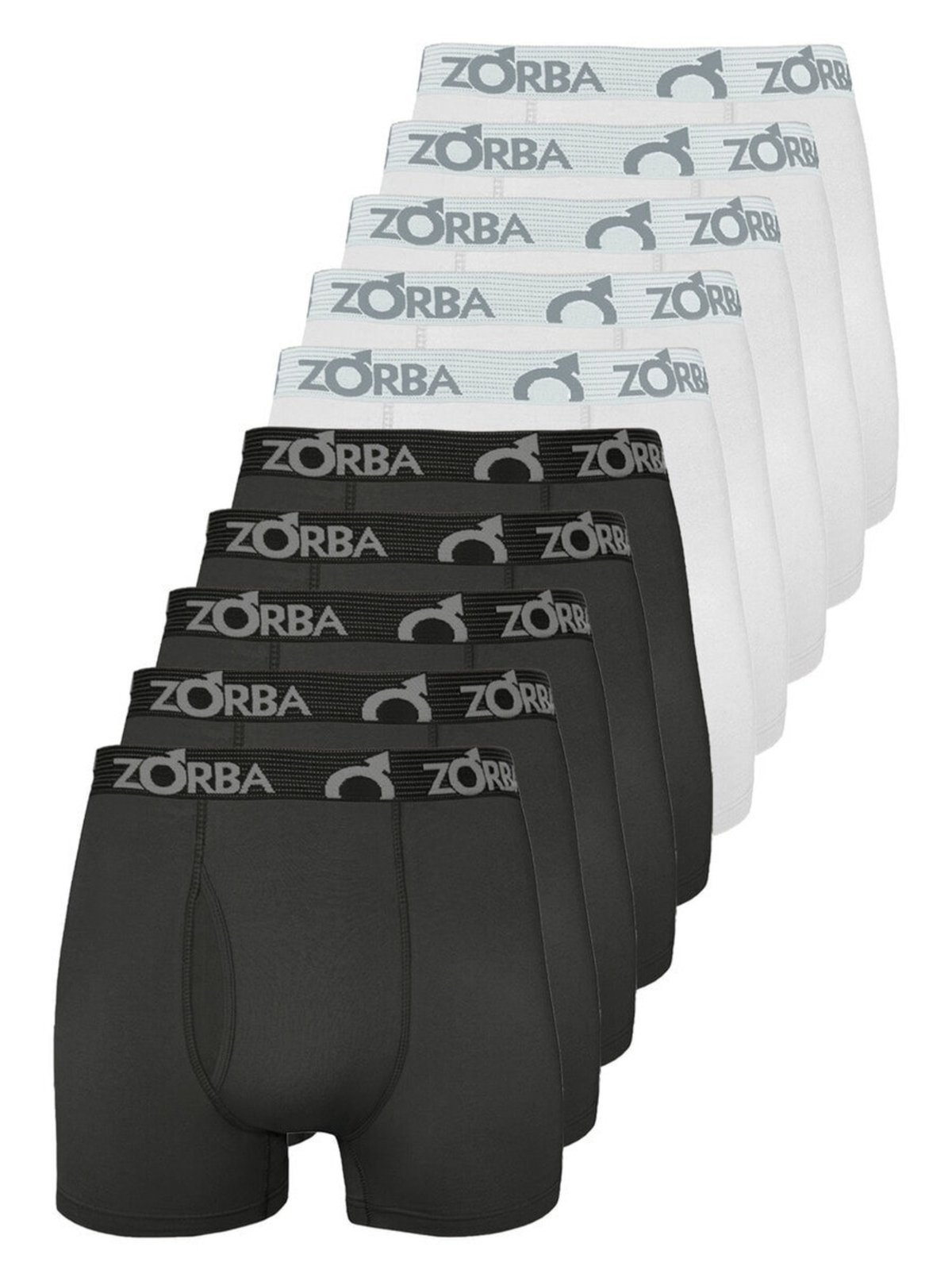 Kit com 10 Cuecas Boxer com Abertura Zorba 848