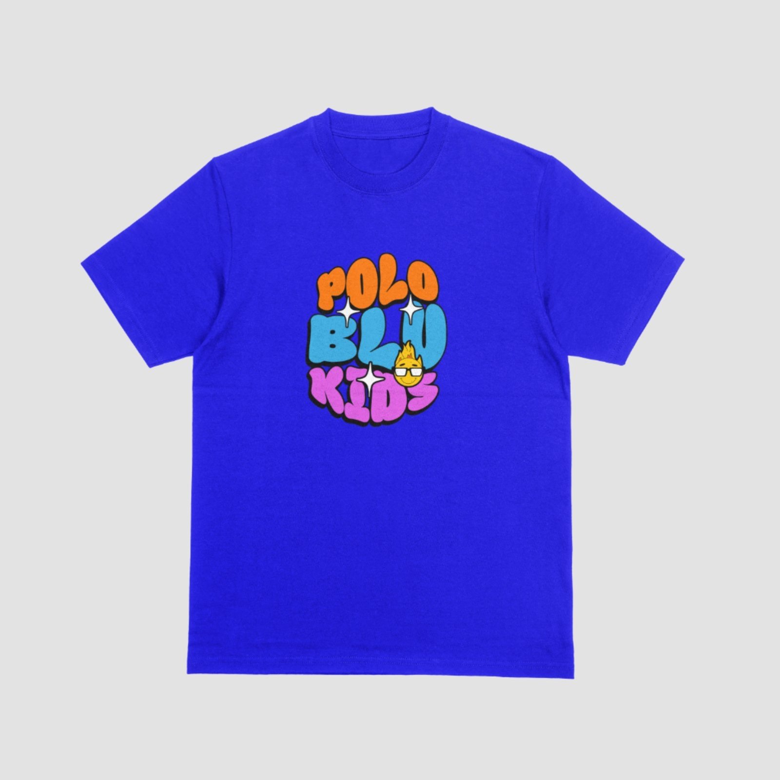 Infantil – Camiseta Masculina Azul Royal Malha Algodão Polo Blu do RN ao GG