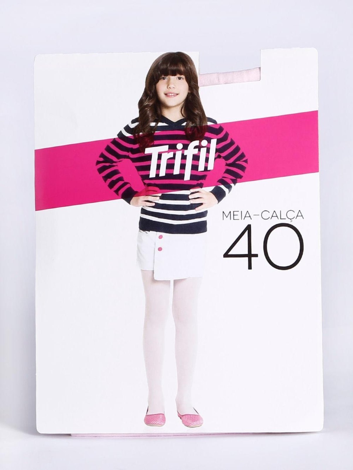 Vista 2 Meia - Calça Fio 40 Trifil para Menina TRIFIL rosa