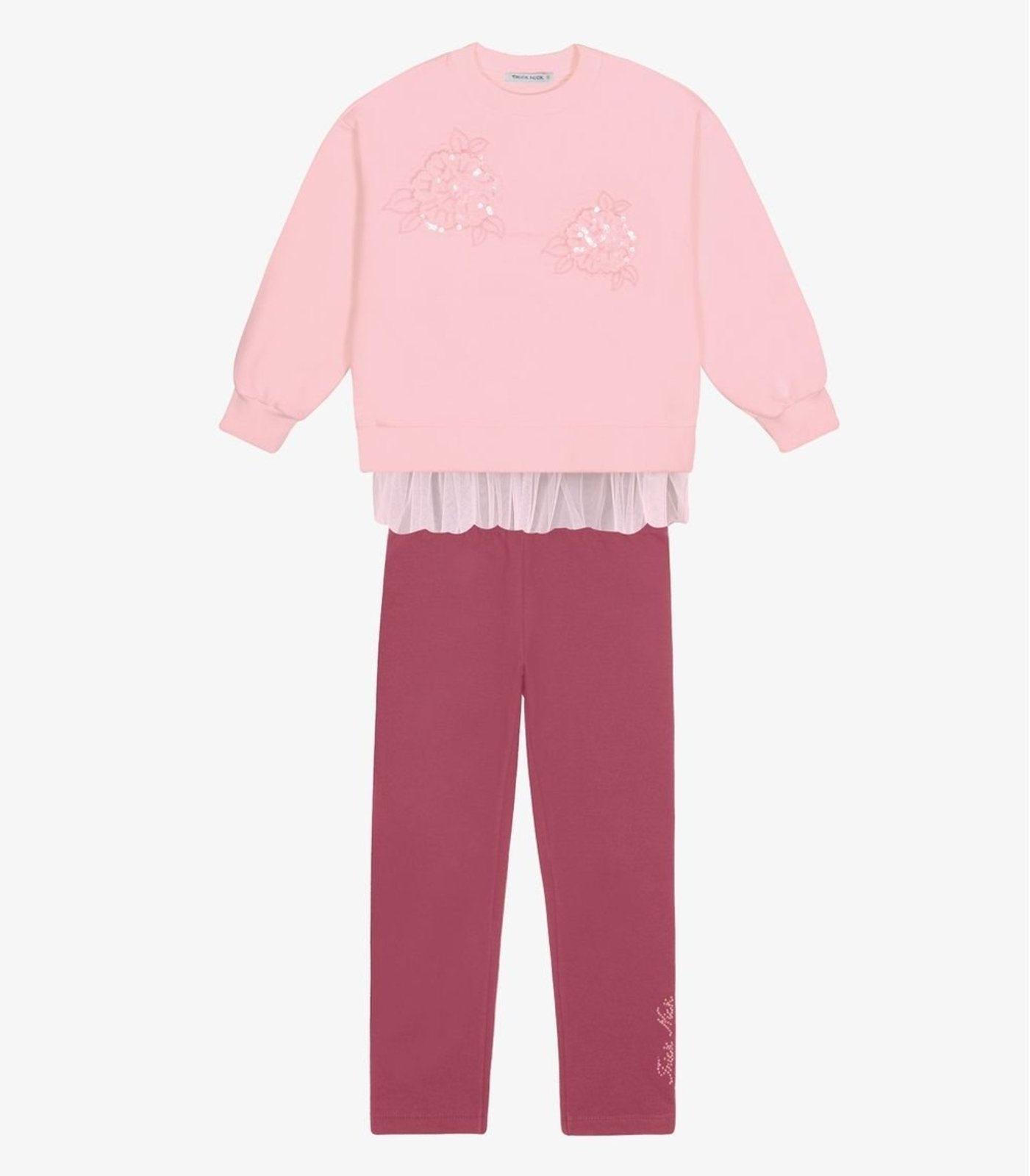Infantil - Conjunto Blusão com Legging Menina Trick Nick Rosa