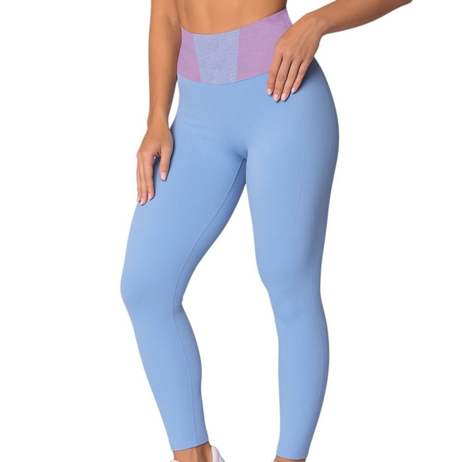 Calça Legging Selene Sem Costura Feminina – Azul – selene