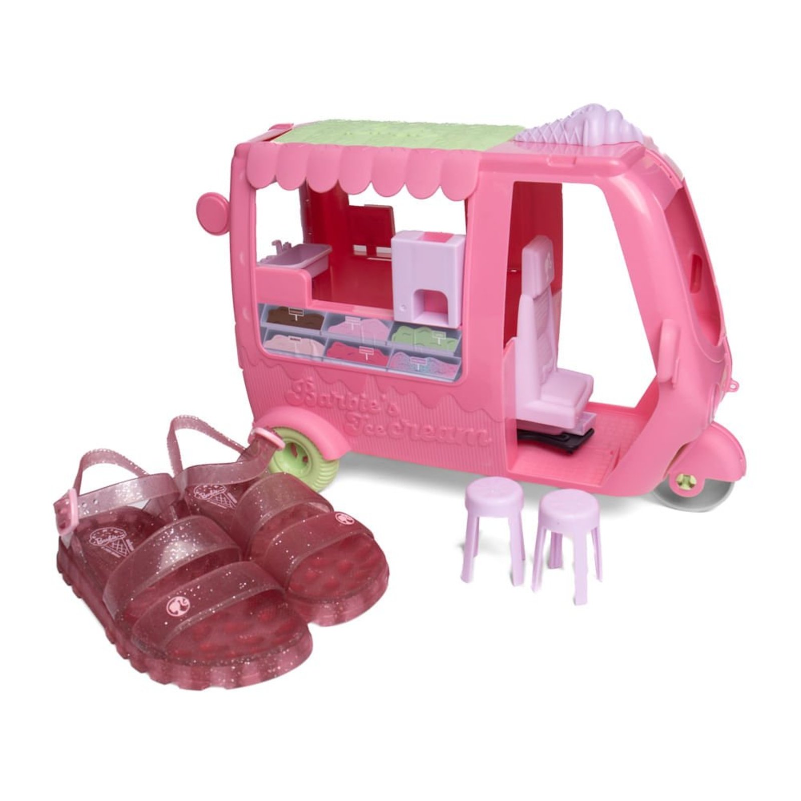 Infantil – Sandália Grendene Barbie Sorveteria Rosa Glitter