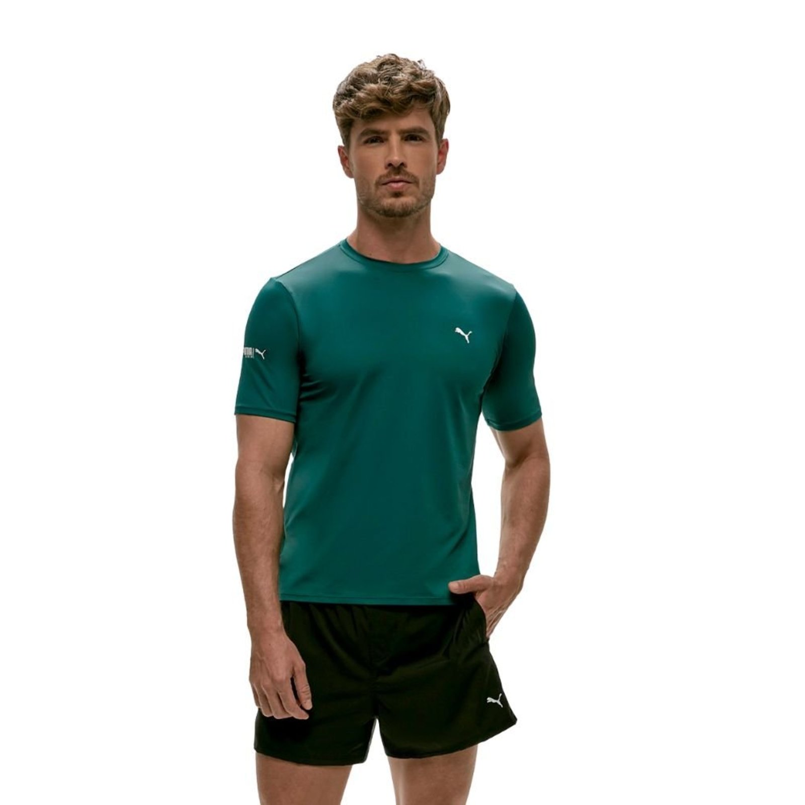 Camiseta Manga Curta Proteção UV50+ Masculina Adulto Puma 26180