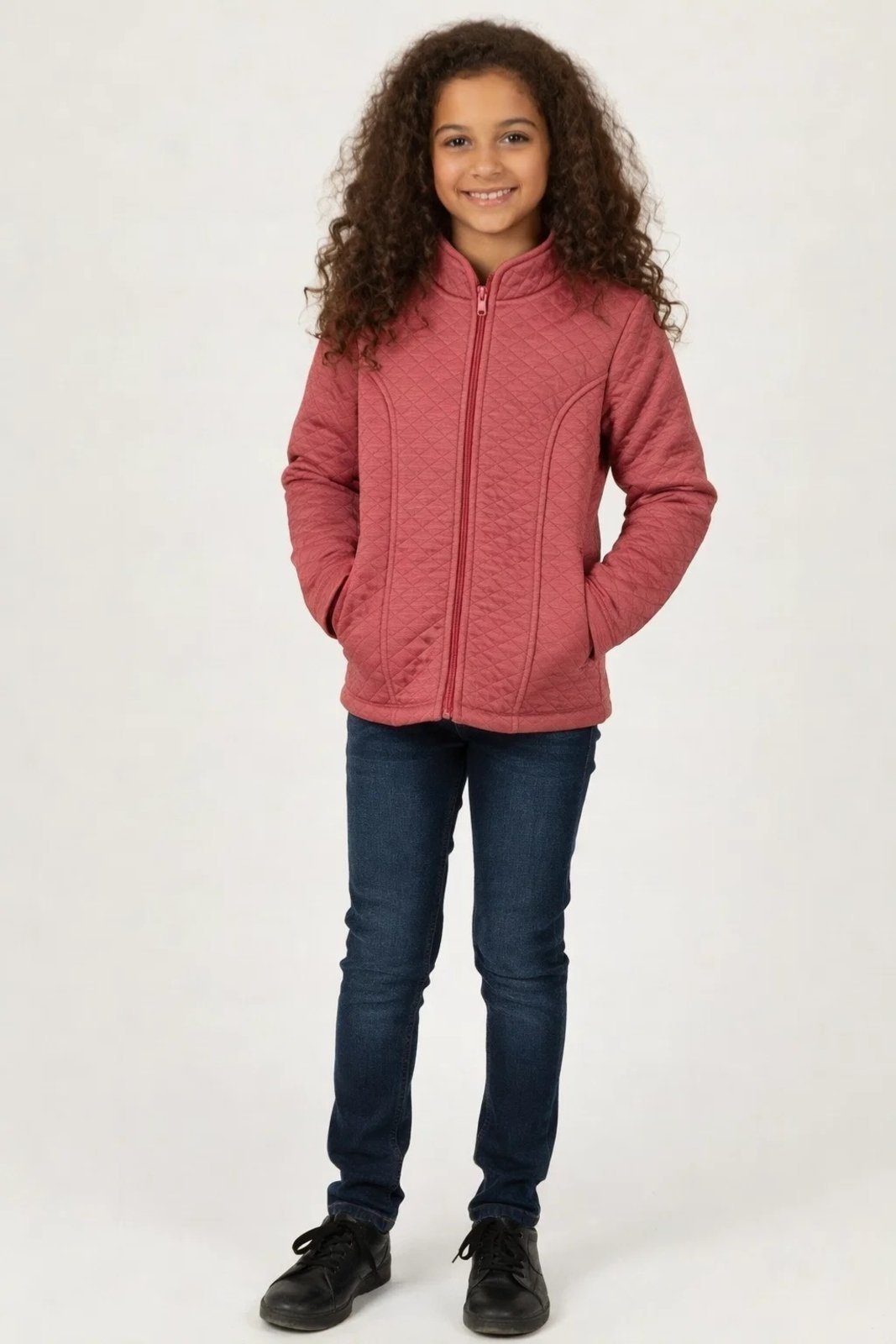 Infantil - Jaqueta D Bell Outlet Fashion Bomber Rosê