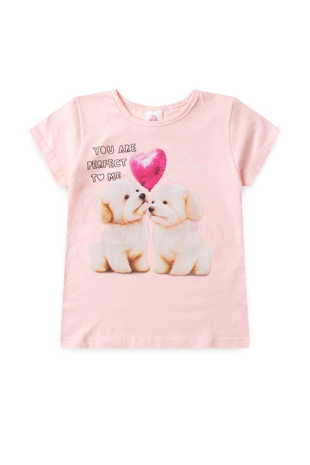 Infantil – Conjunto para Menina Blusa e Shorts Cachorrinhos – GKS