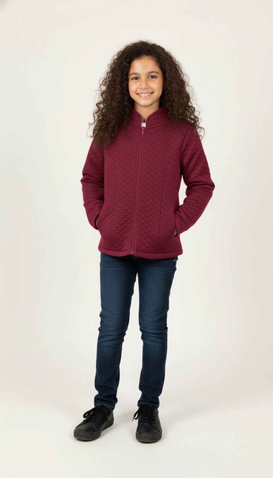 Infantil - Jaqueta D Bell Outlet Fashion Bomber Marsala