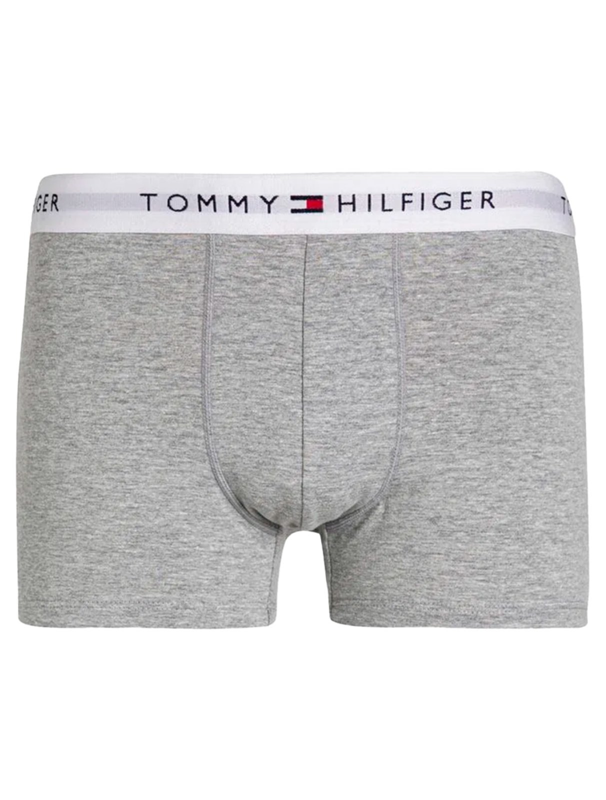 Vista 3 Cueca Tommy Hilfiger Cotton Stretch Trunk Preta Cinza Mescla Pack 3UN multicolorido Tommy Hilfiger multicolorido