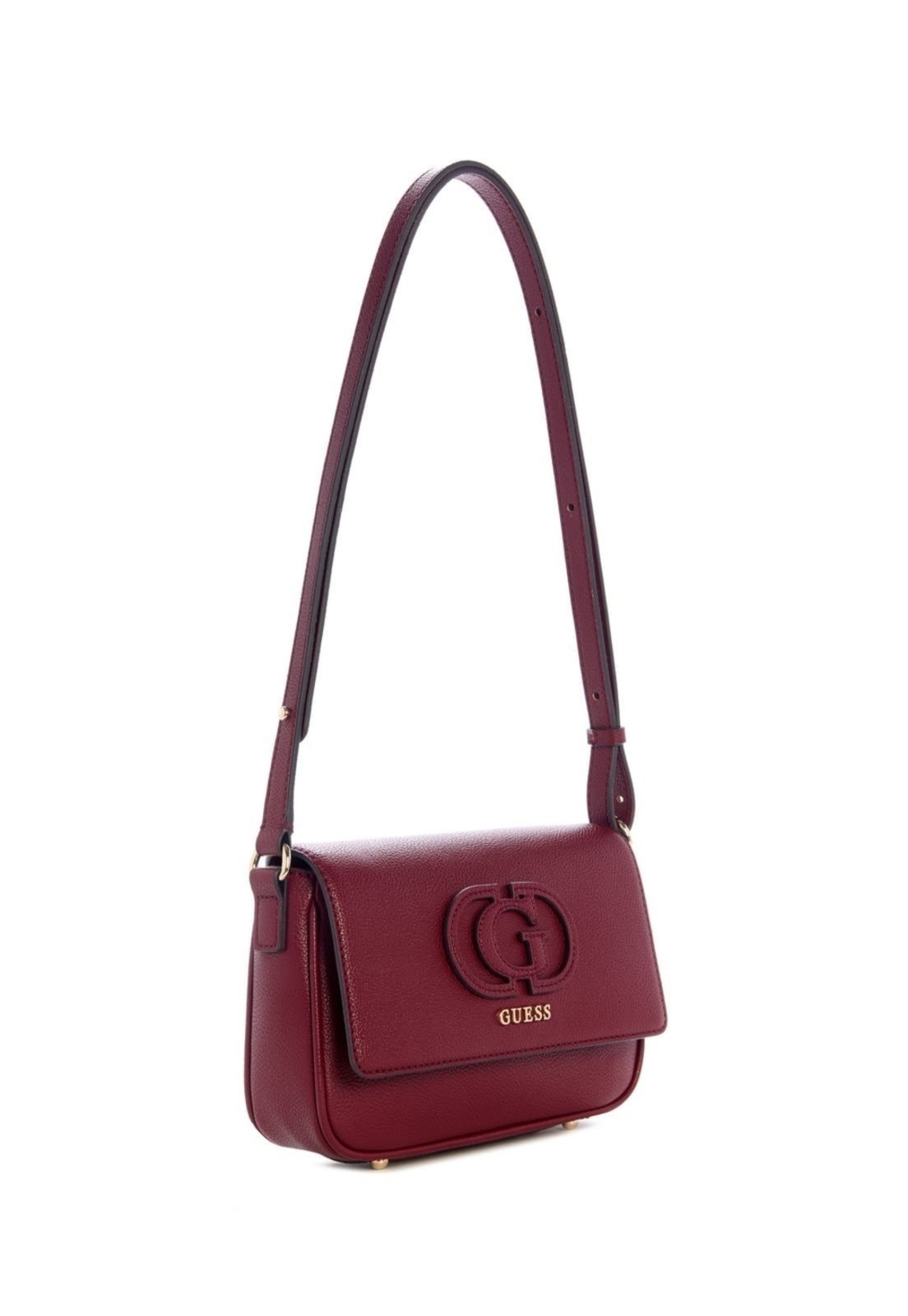 Vista 3 Bolsa Guess Isola Convertible Xbody Flap vinho Guess vinho