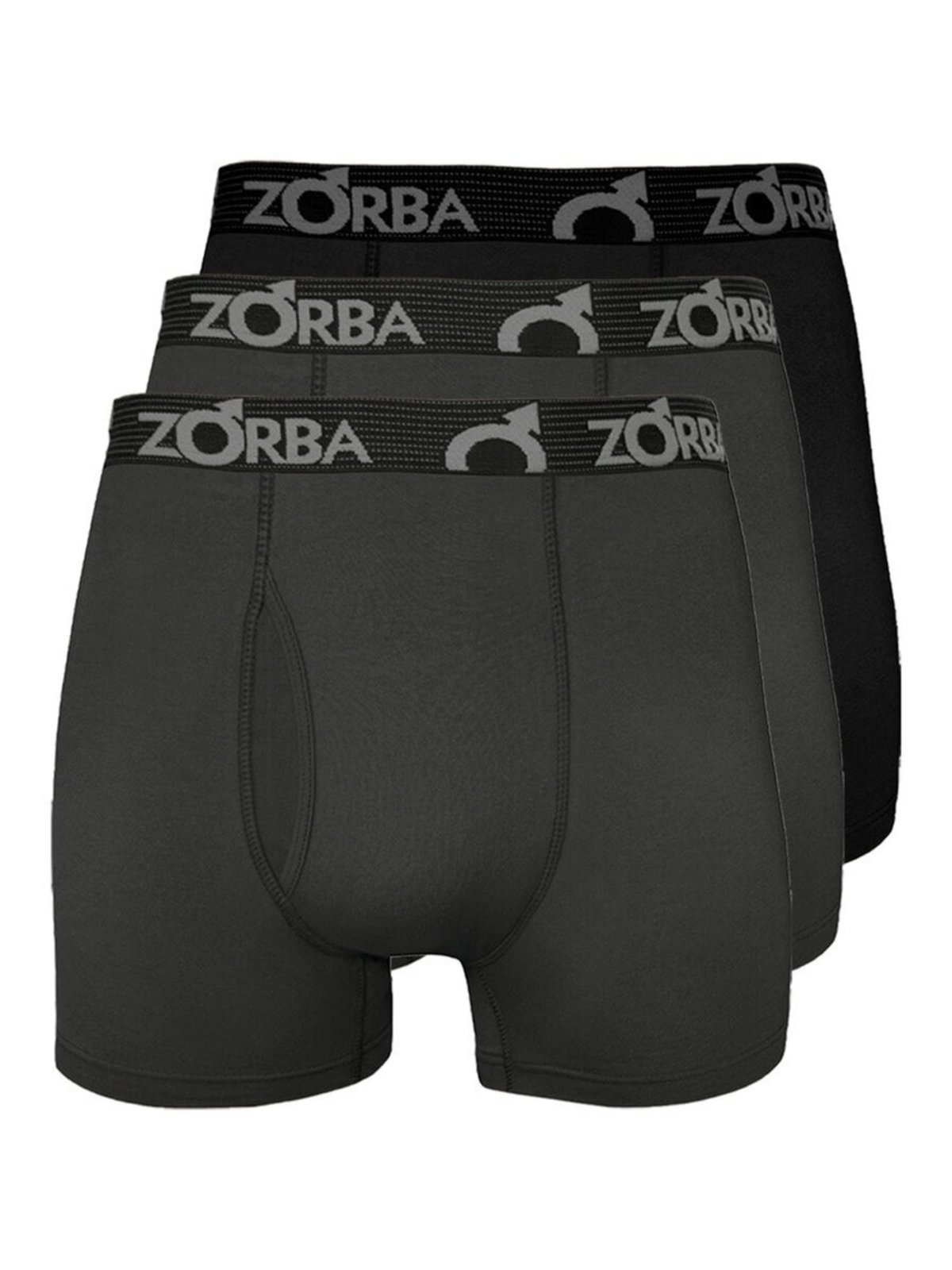 Kit com 3 Cuecas Boxer com Abertura Zorba 848
