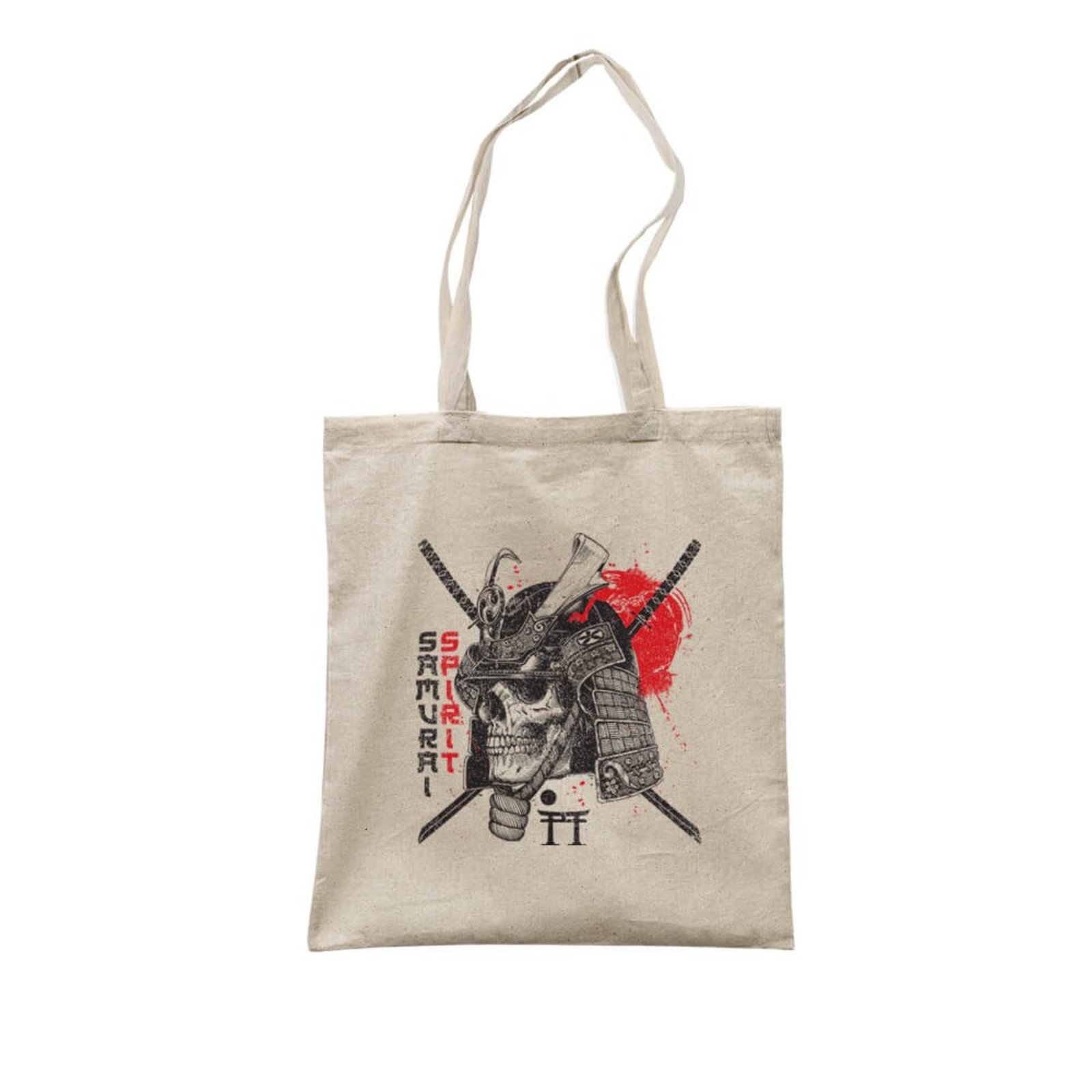 Ecobag Samurai Skull - Bege - Casual - Studio Geek
