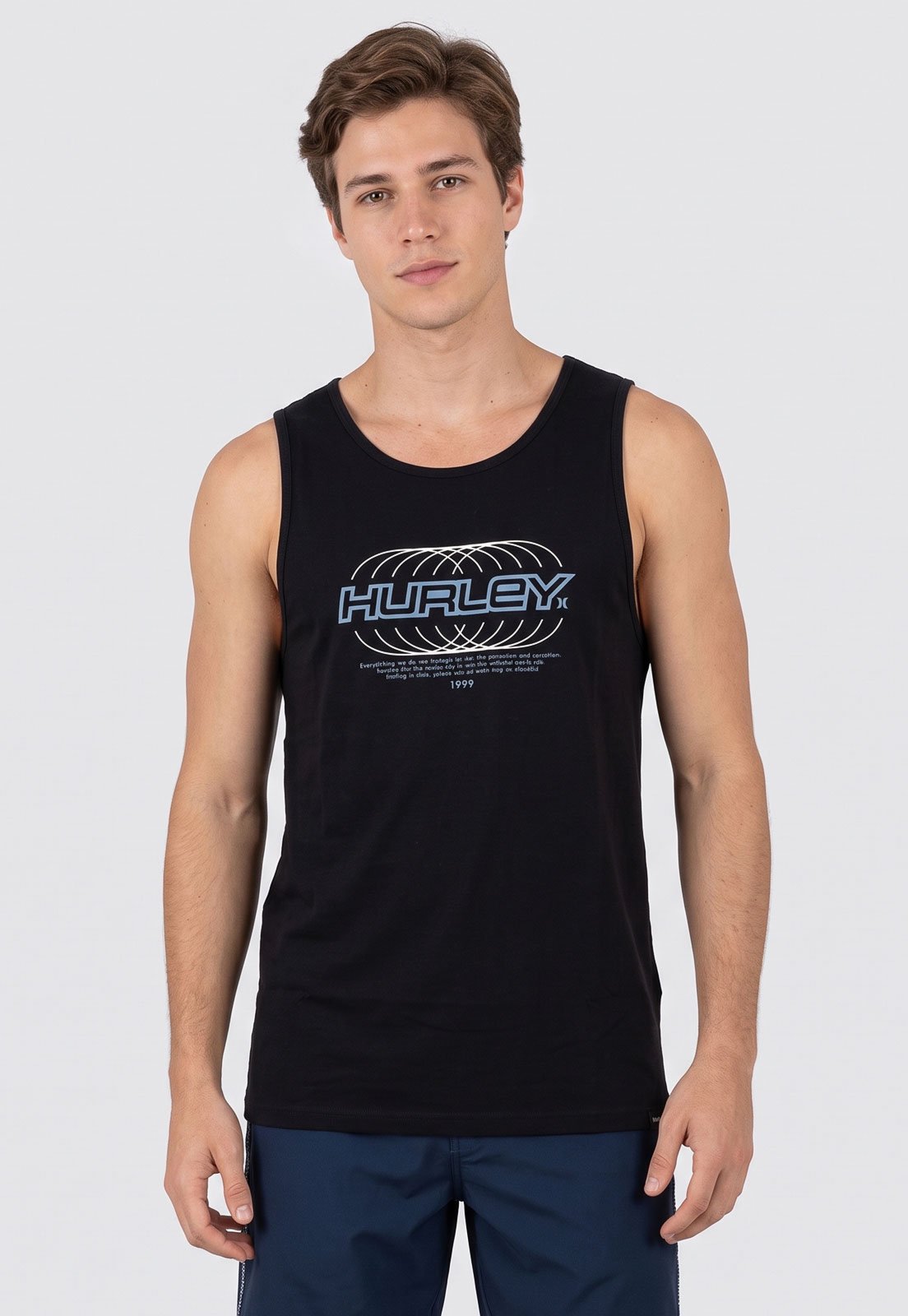 Regata Masculina Hurley Nine Nine Preta