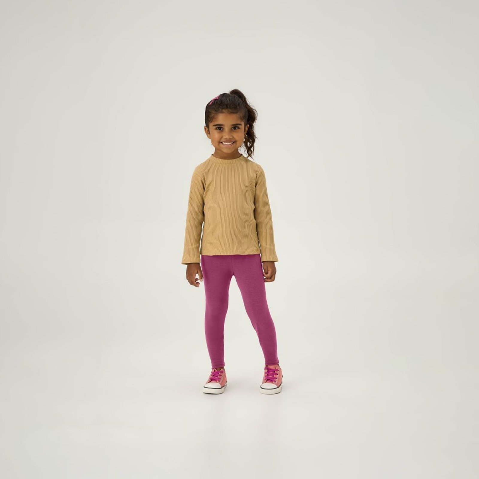 Infantil - Legging Roxo Primeiros Passos Pulla Bulla Menina - 55216-1330