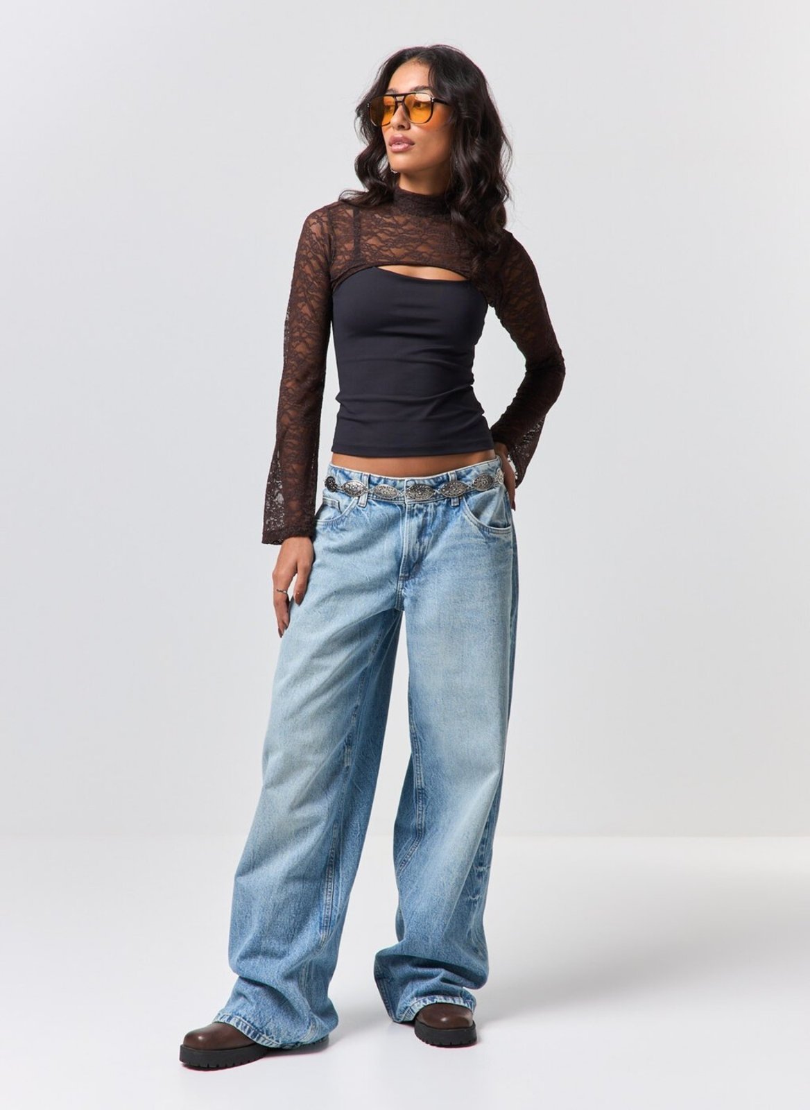 Calça Jeans Boy Marmorizada