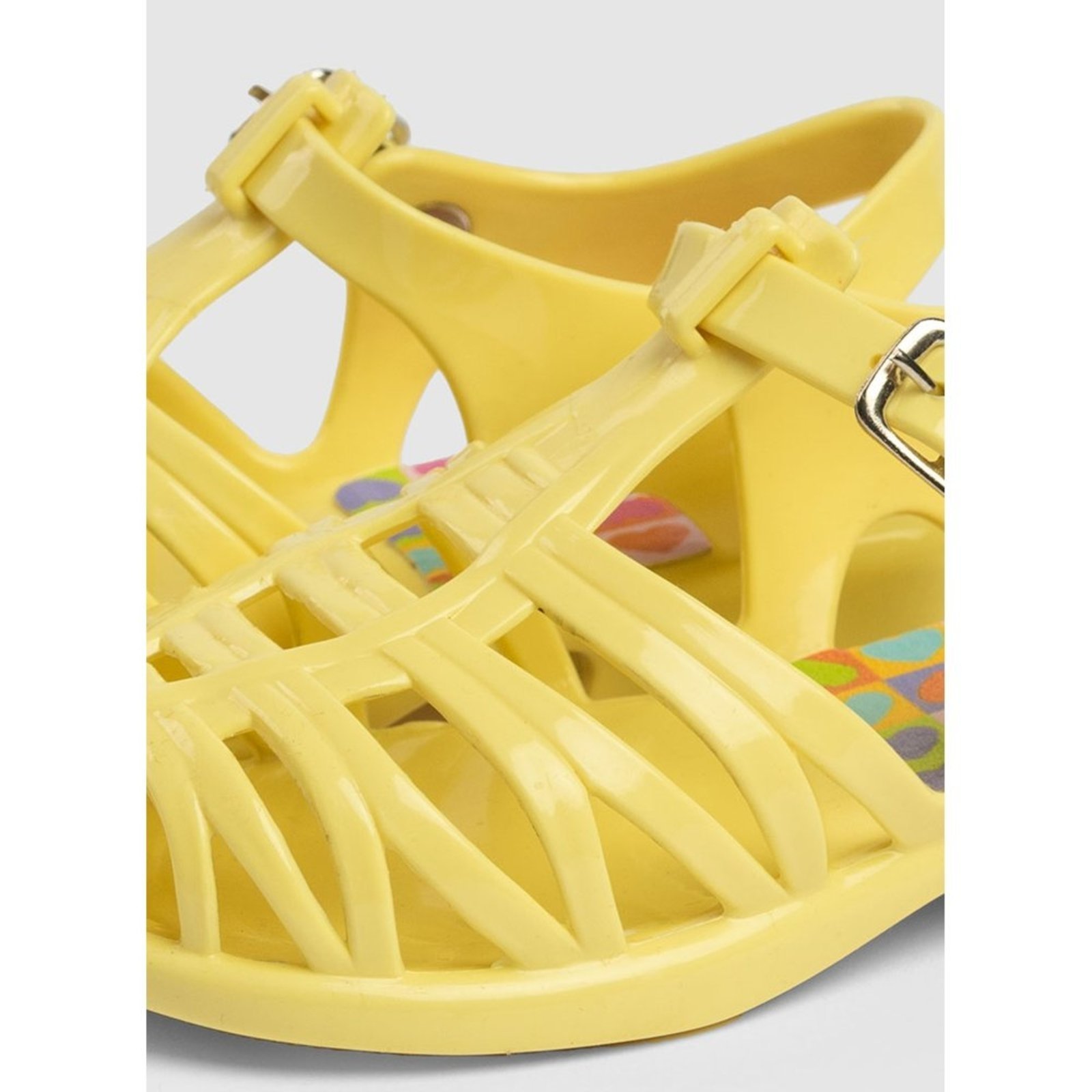 Vista 3 Infantil - Sandália Amarela Menina Molekada amarelo Molekada amarelo