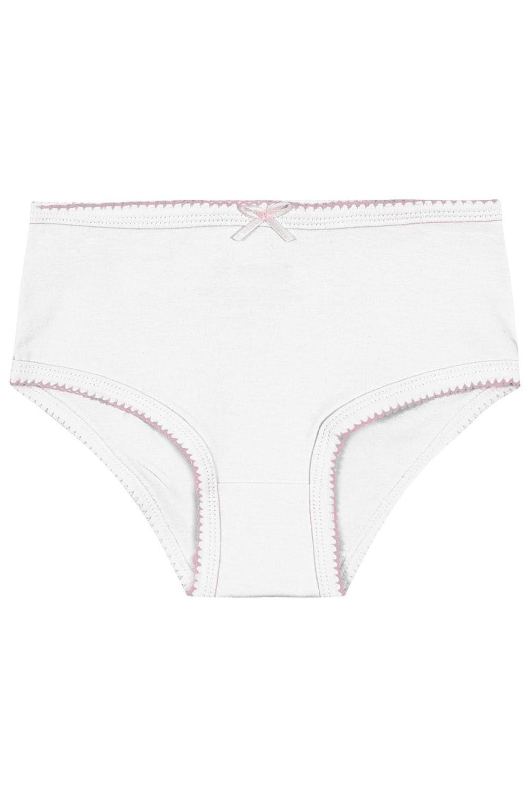 Calcinha menina em cotton Brandili Branco