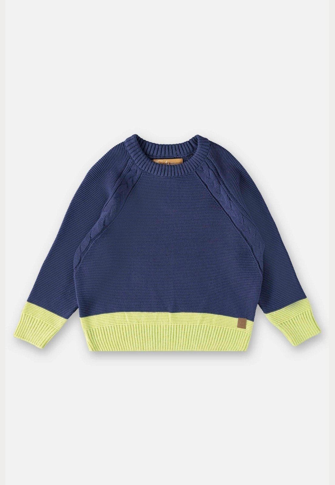 Infantil – Blusão em Tricô para Menino Up Baby Azul