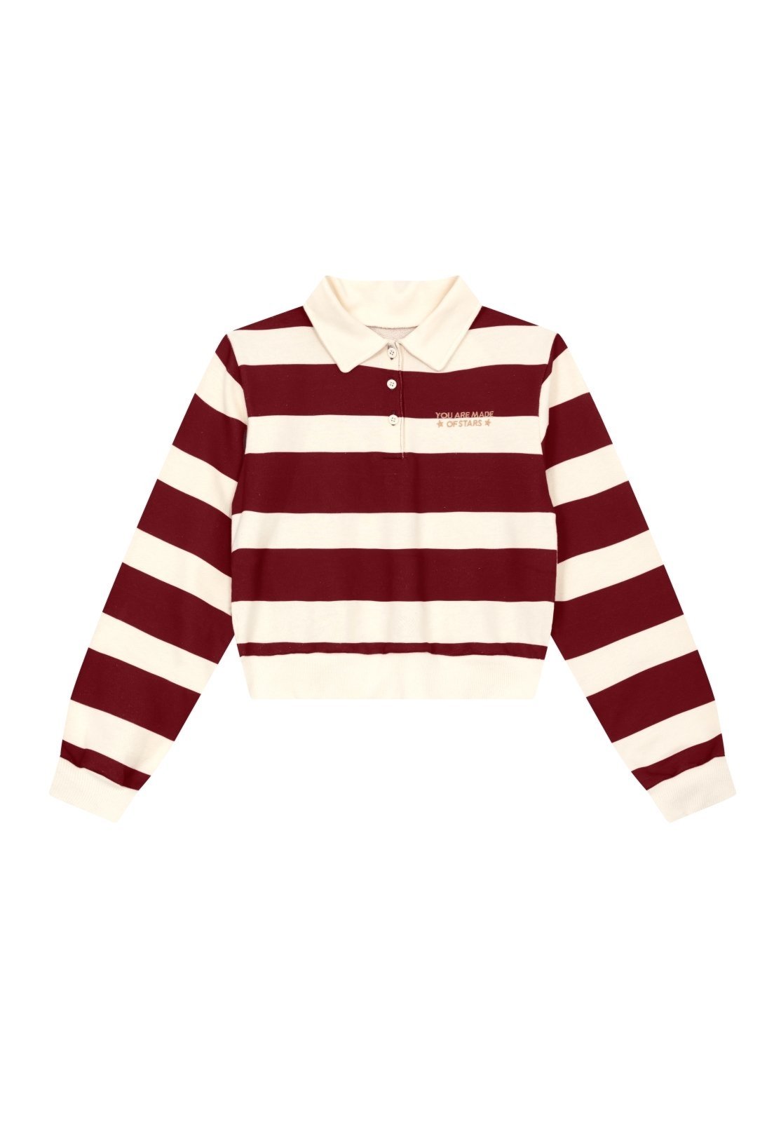 Infantil - Blusão polo menina listrado Brandili Young