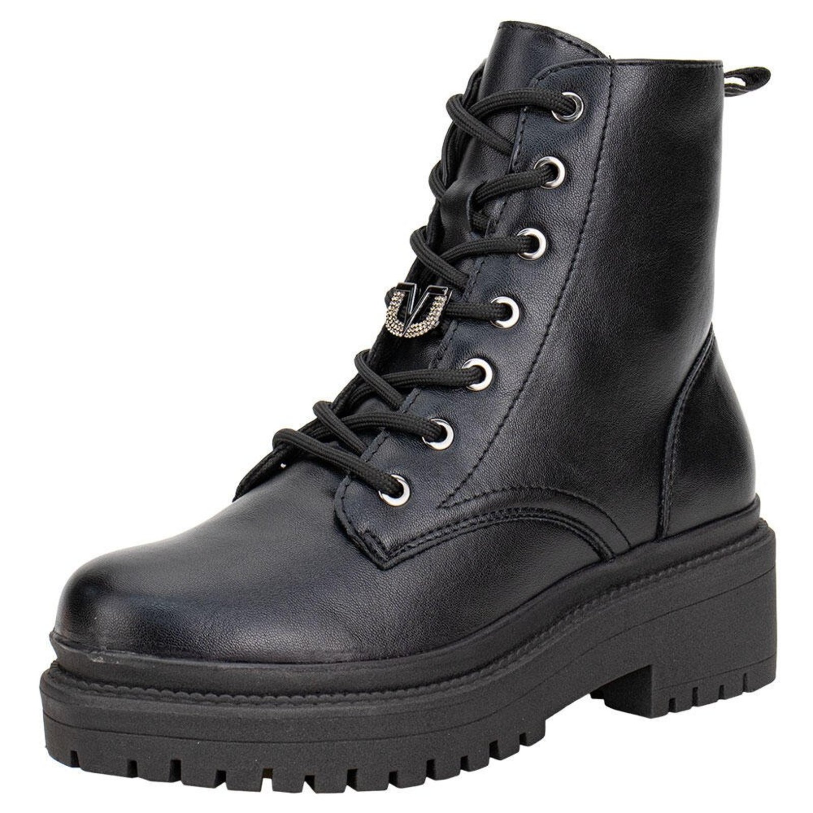 Bota Feminina Coturno Via Marte 005004 5835504 Preto