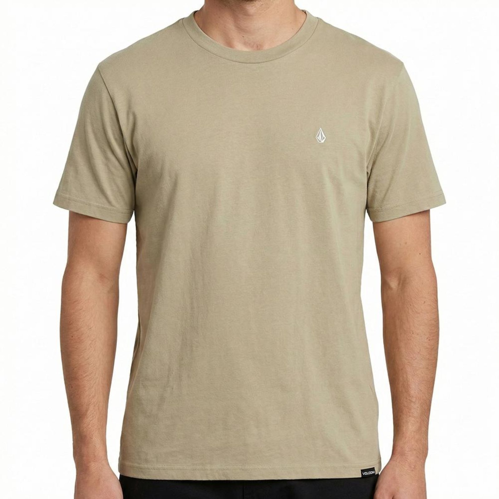 Camiseta Volcom Esp Single Stone SM26 Masculina Bege