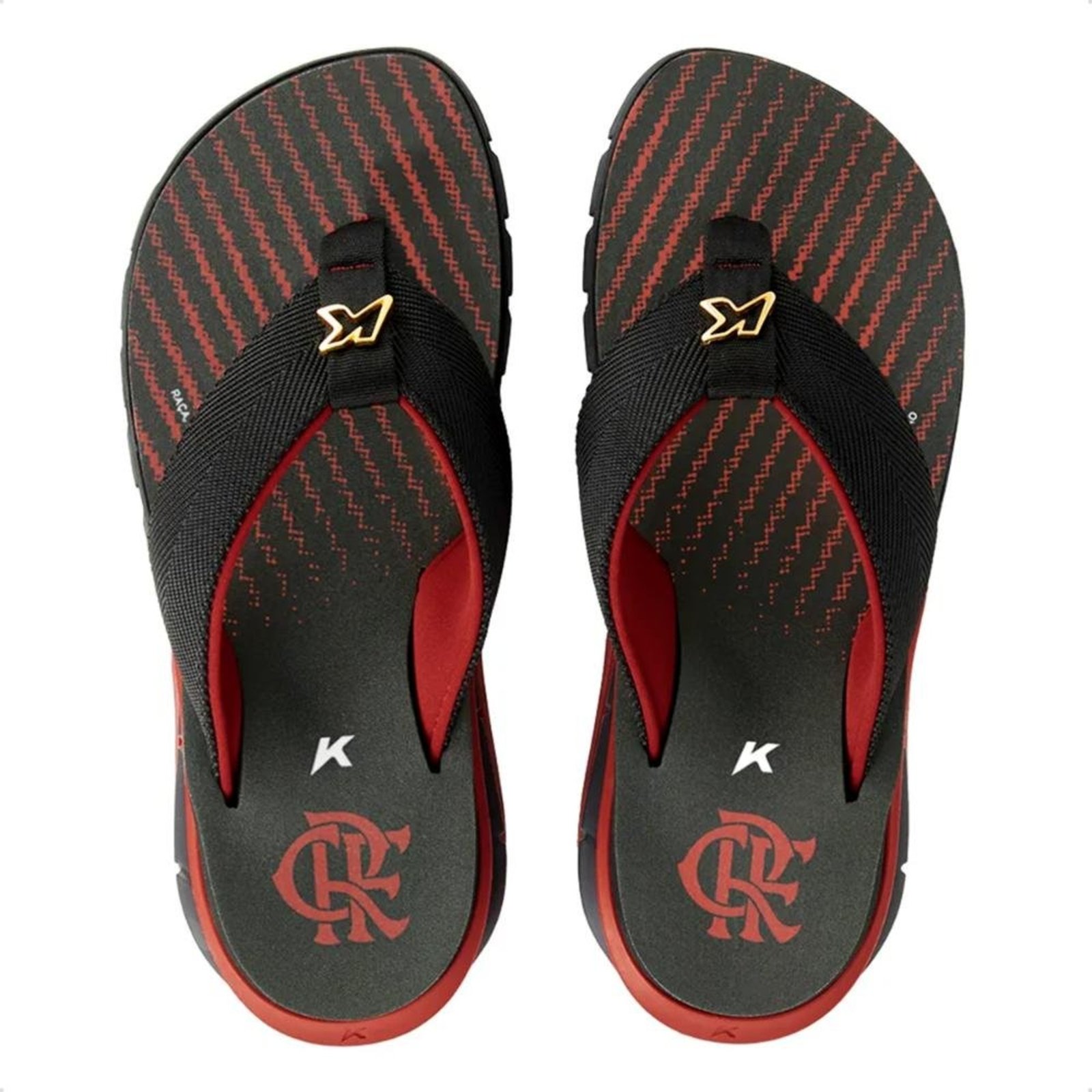 Sandália Kenner Masculino Orak Flamengo Preto