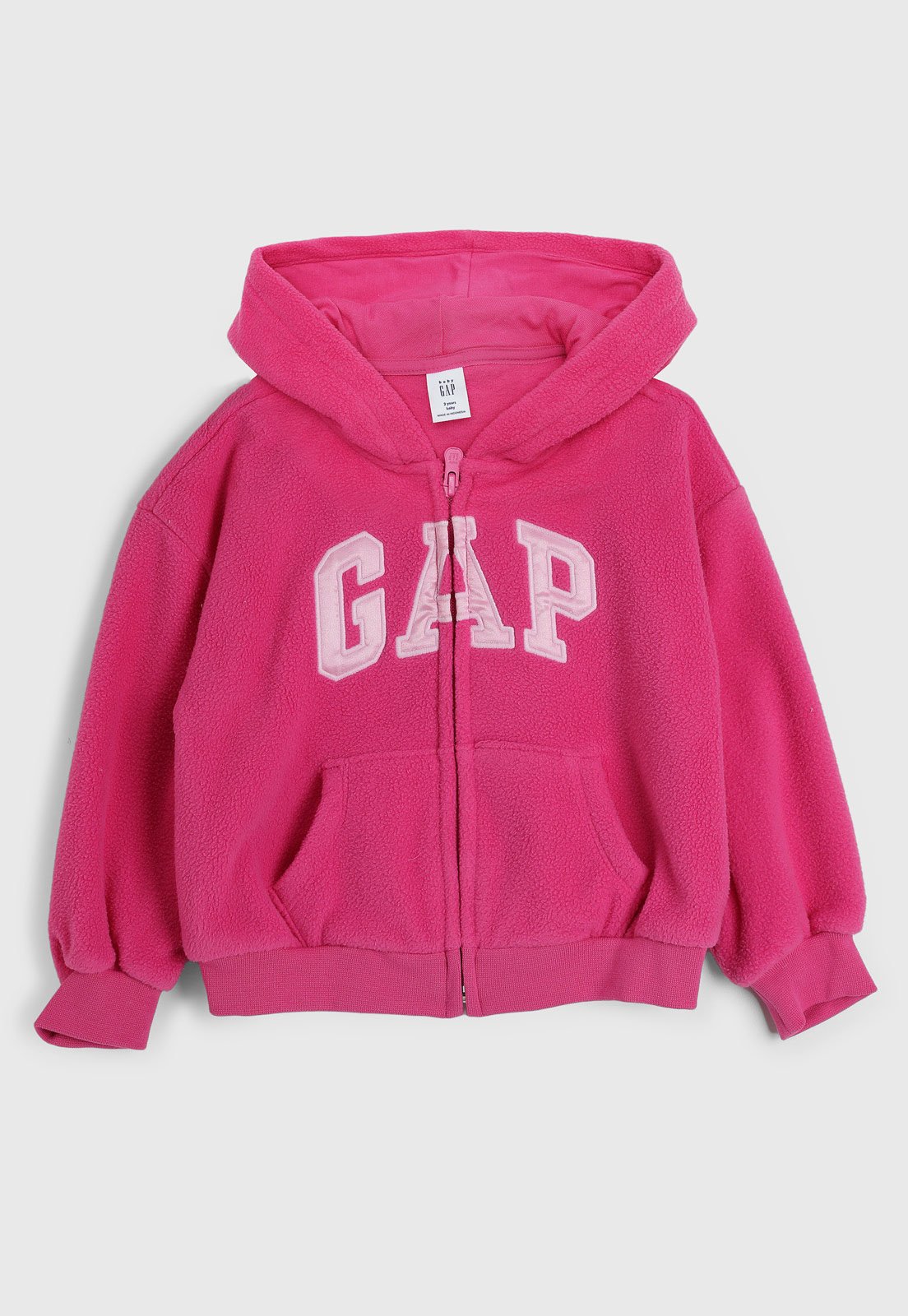 Vista 2 Casaco GAP Logo rosa GAP rosa