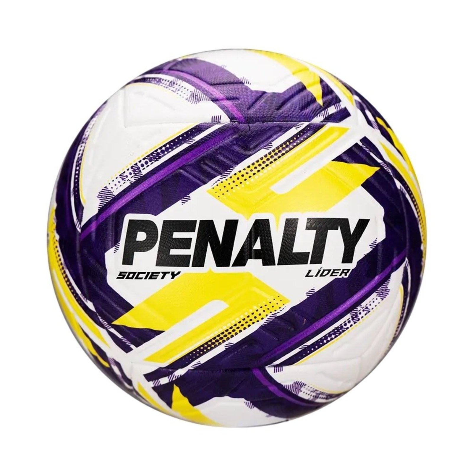 Bola Society Penalty Líder XXVI - Branco/Amarelo/Roxo
