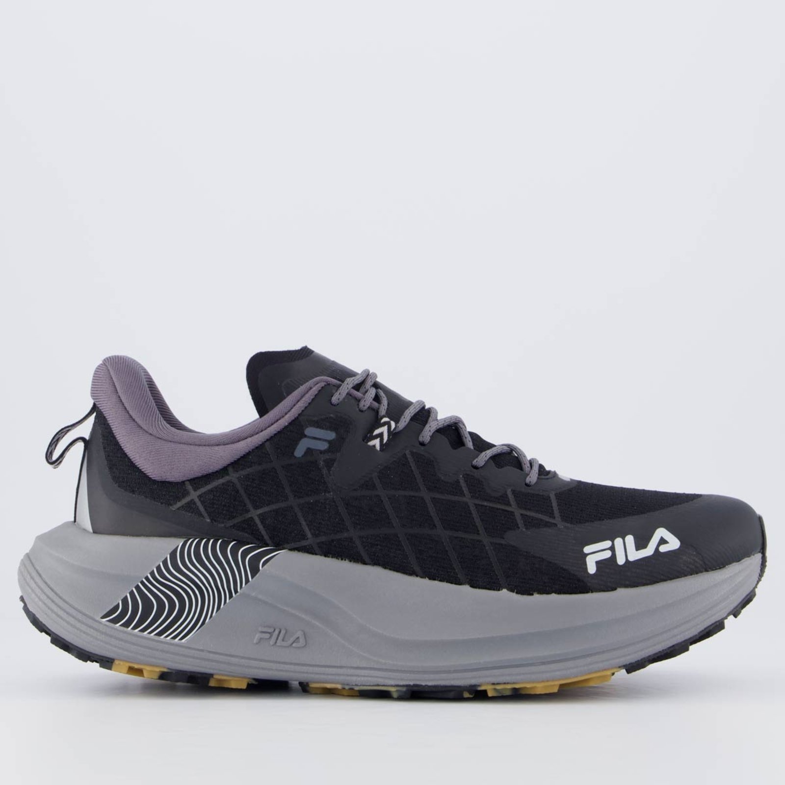 Tênis Fila Skytrail Preto e Cinza