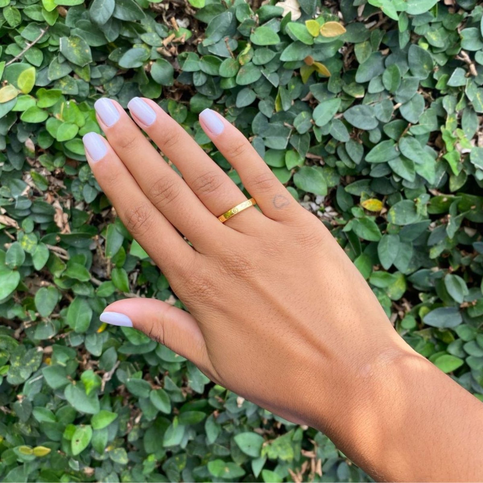 Anel FMF Inspiração Banhado a Ouro Dourado