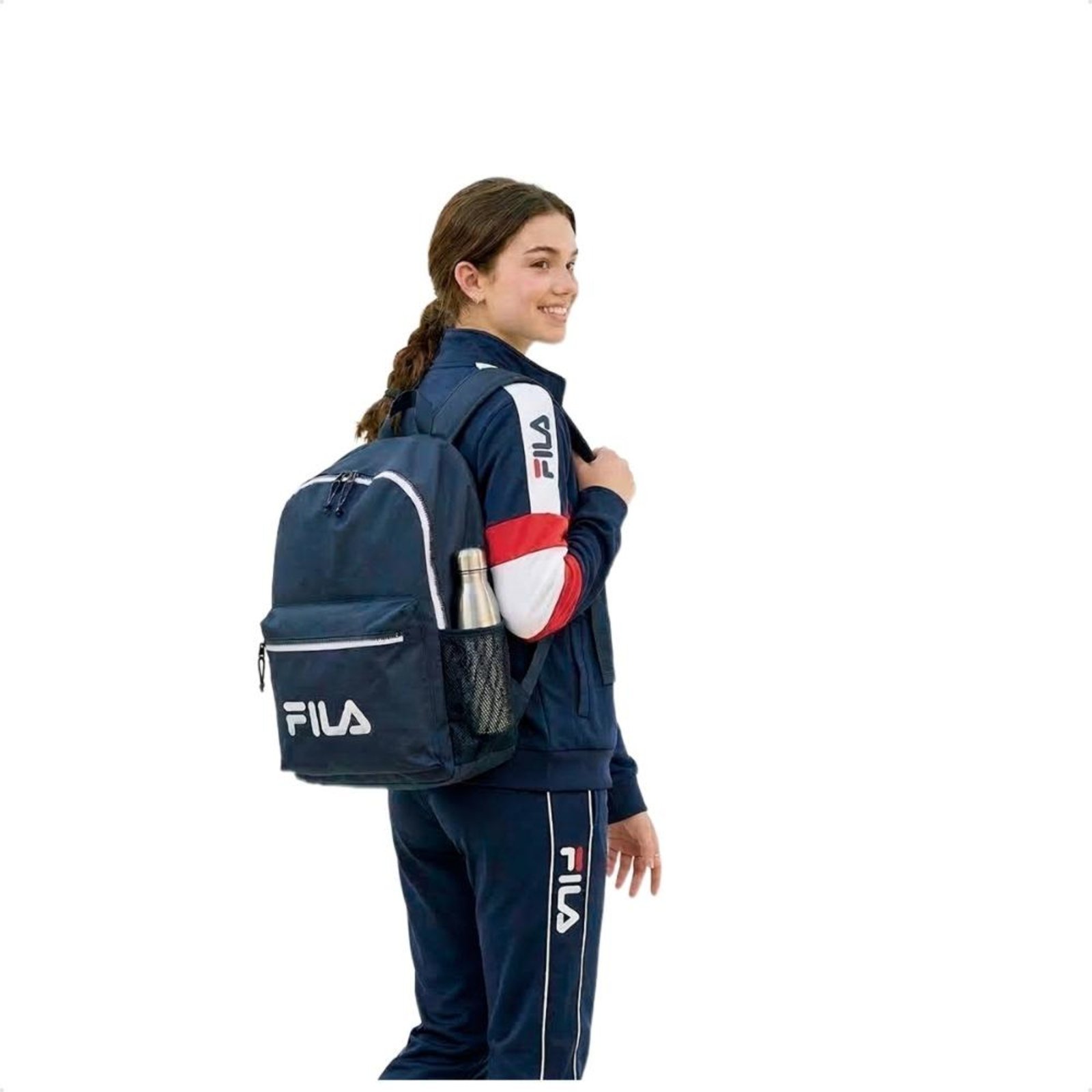 Mochila Fila Colors Unissex Azul Marinho