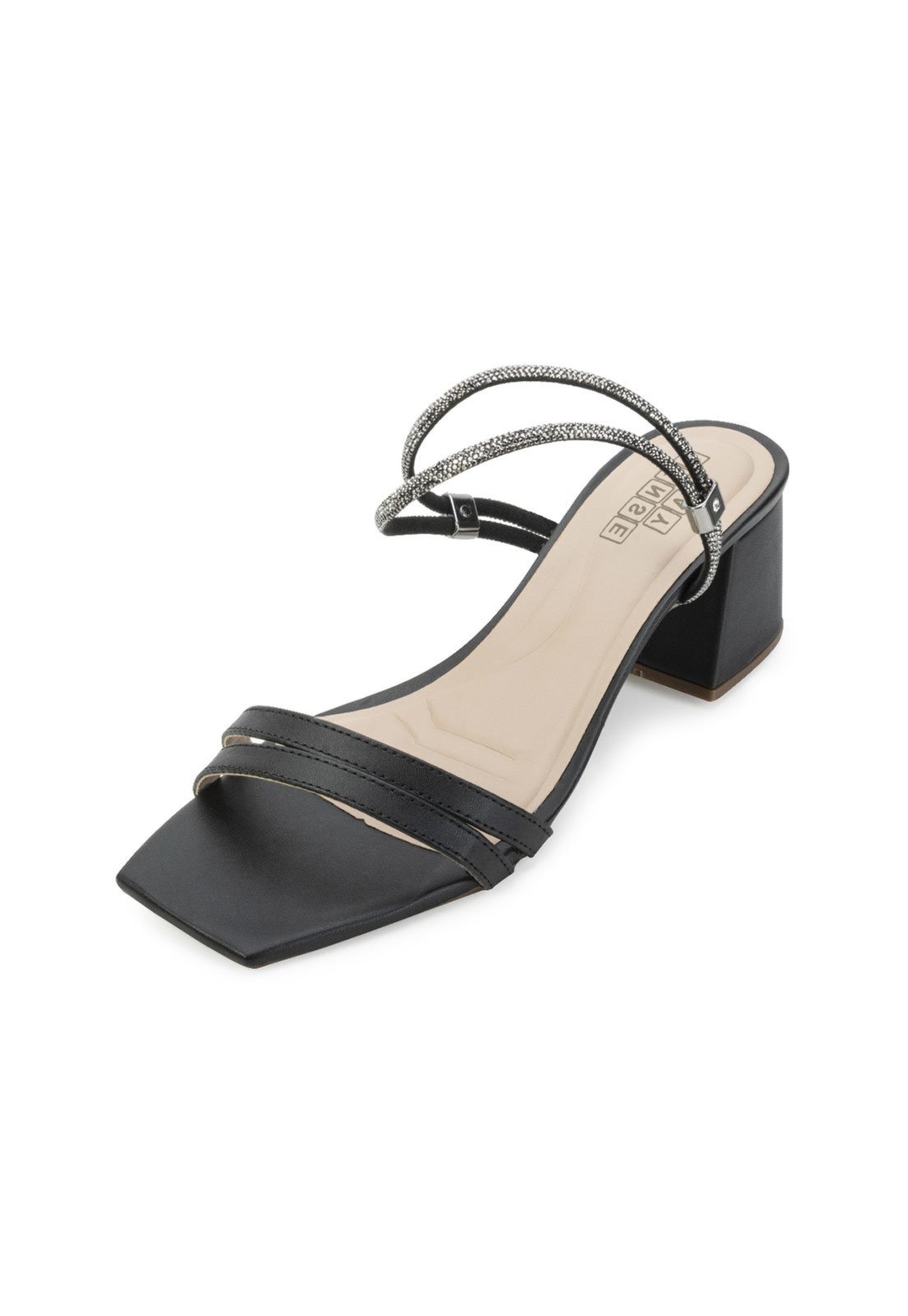 Sandália Salto Sense Way GB24-2051 Preto
