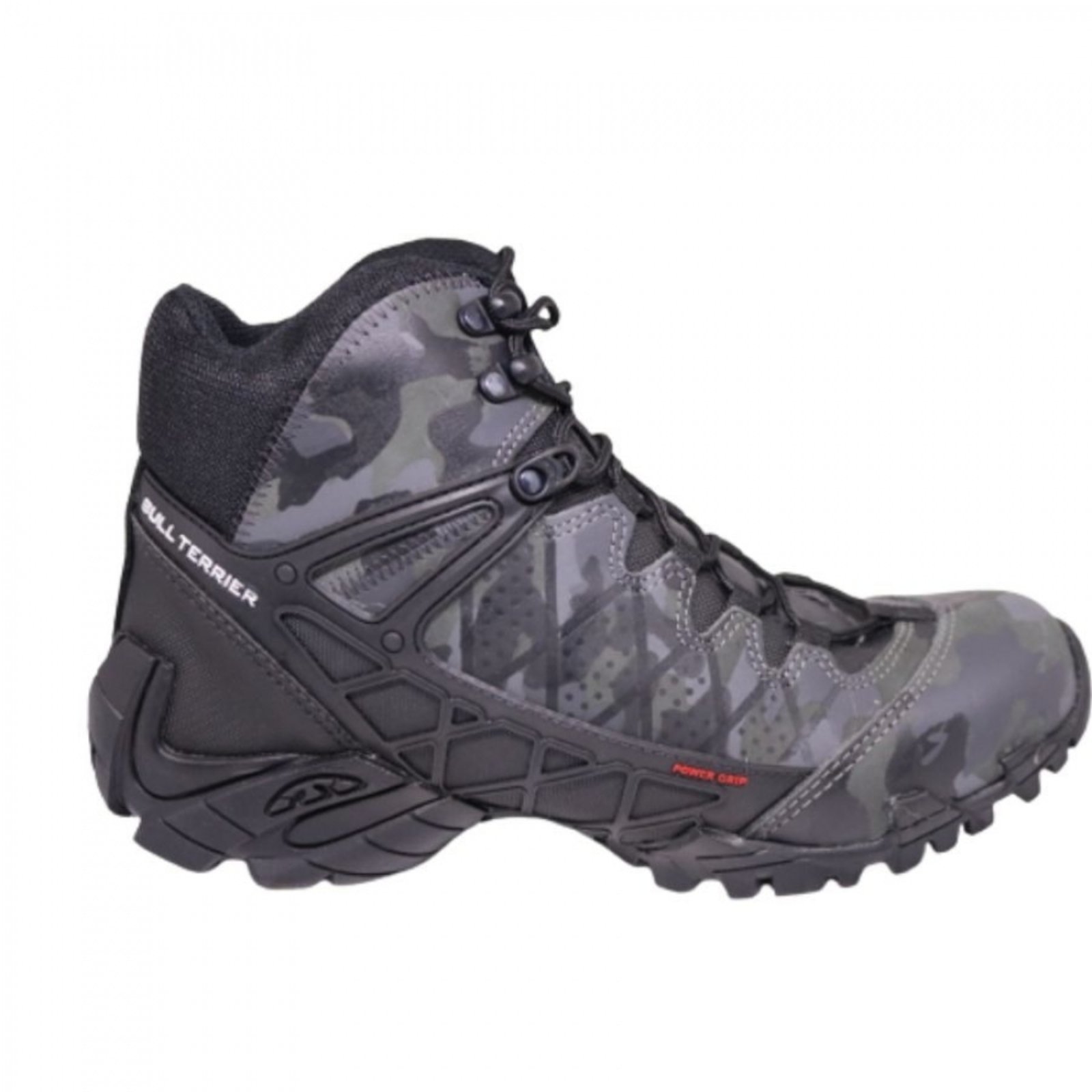 Vista 2 Bota Bull Terrier Extreme Camuflado Chumbo cinza Bull Terrier cinza