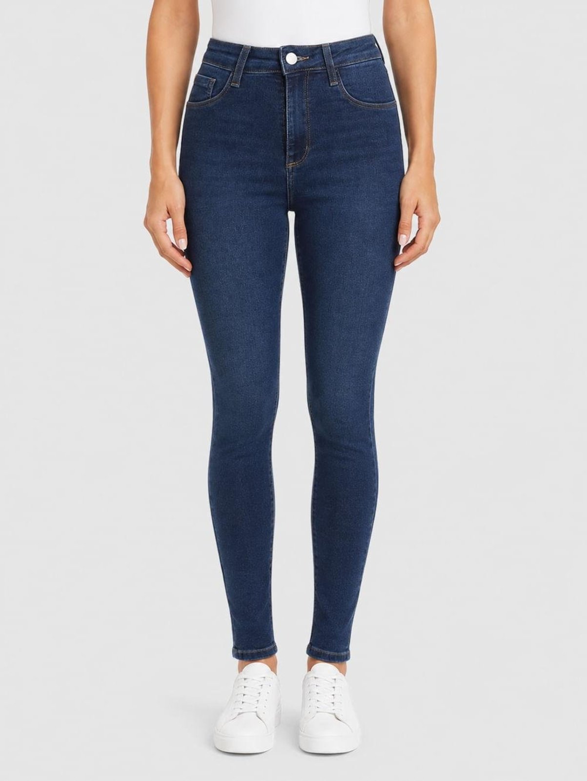 Calça Jeans Cigarrete Sawary Feminina AZUL