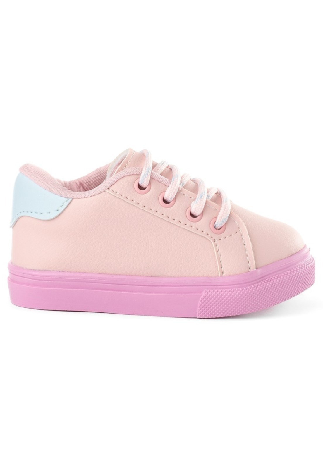 Infantil - Tênis Menina Baby Casual Funfy 3061A Rosa Feminino Básico