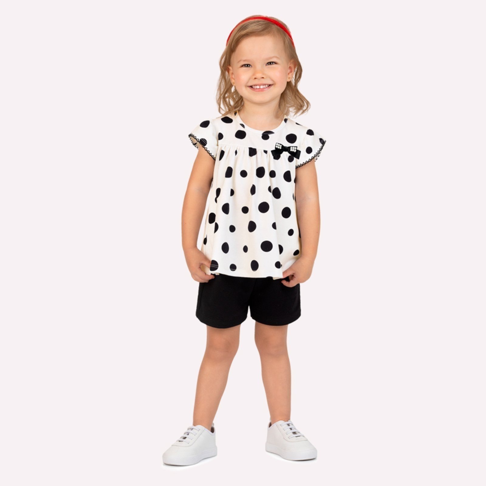 Infantil - Conjunto Menina Póas Milon