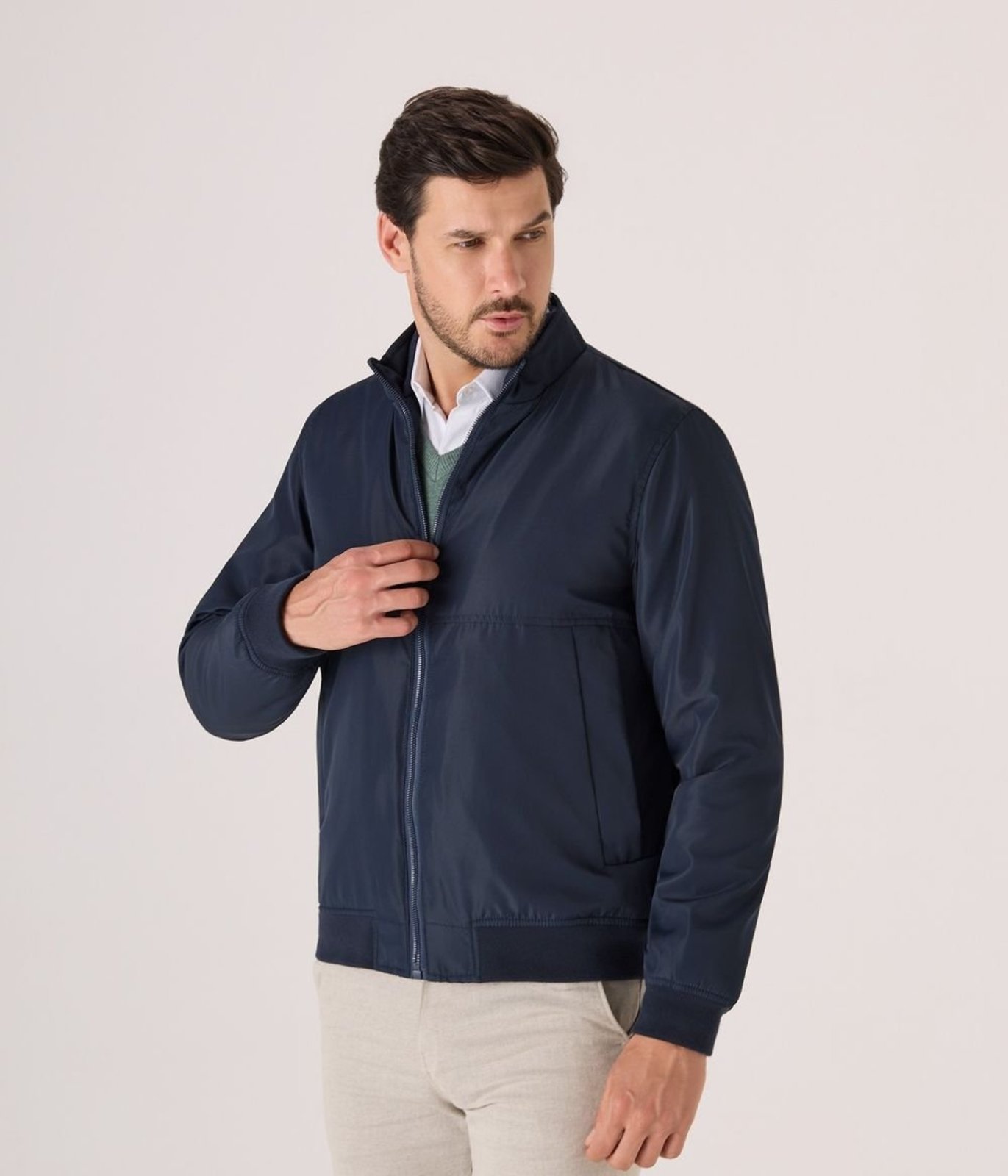 Jaqueta Makenji Bomber Masculina Azul Marinho