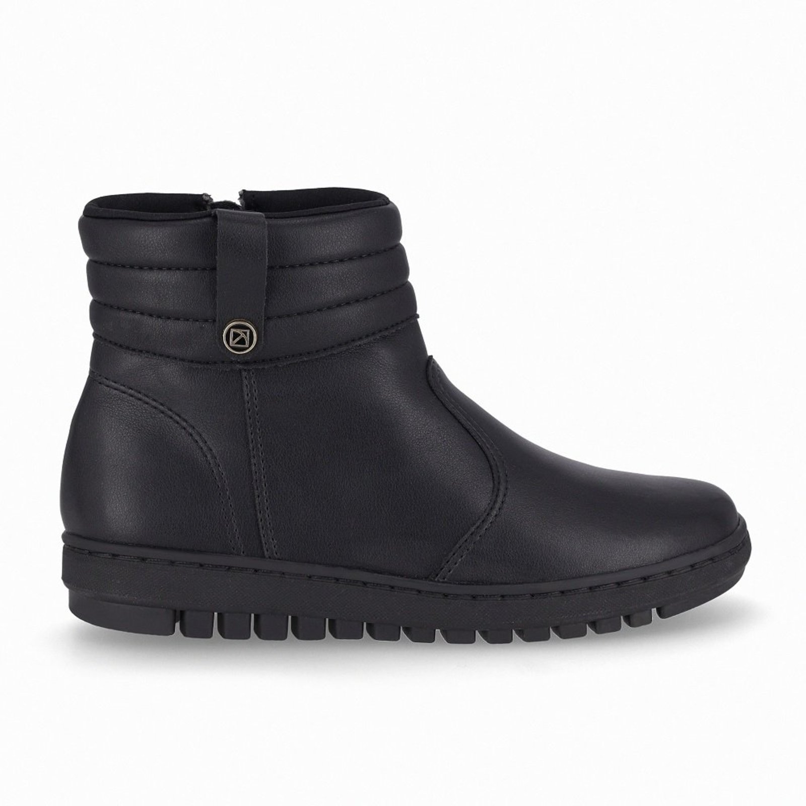 Bota Forrada Cano Curto Piccadilly 937012 Feminina - Preto