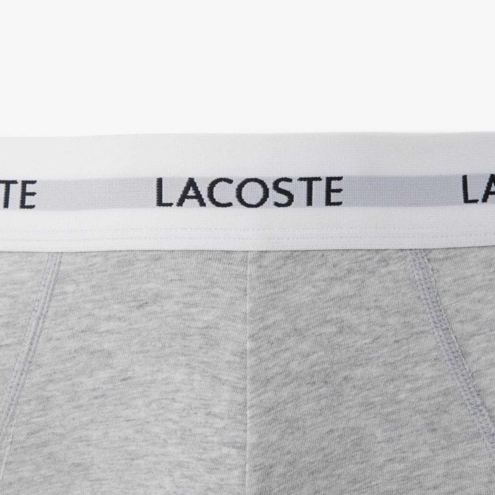 Vista 3 Pacote com 3 Cuecas Briefs de Algodão Stretch Lacoste preto Lacoste preto