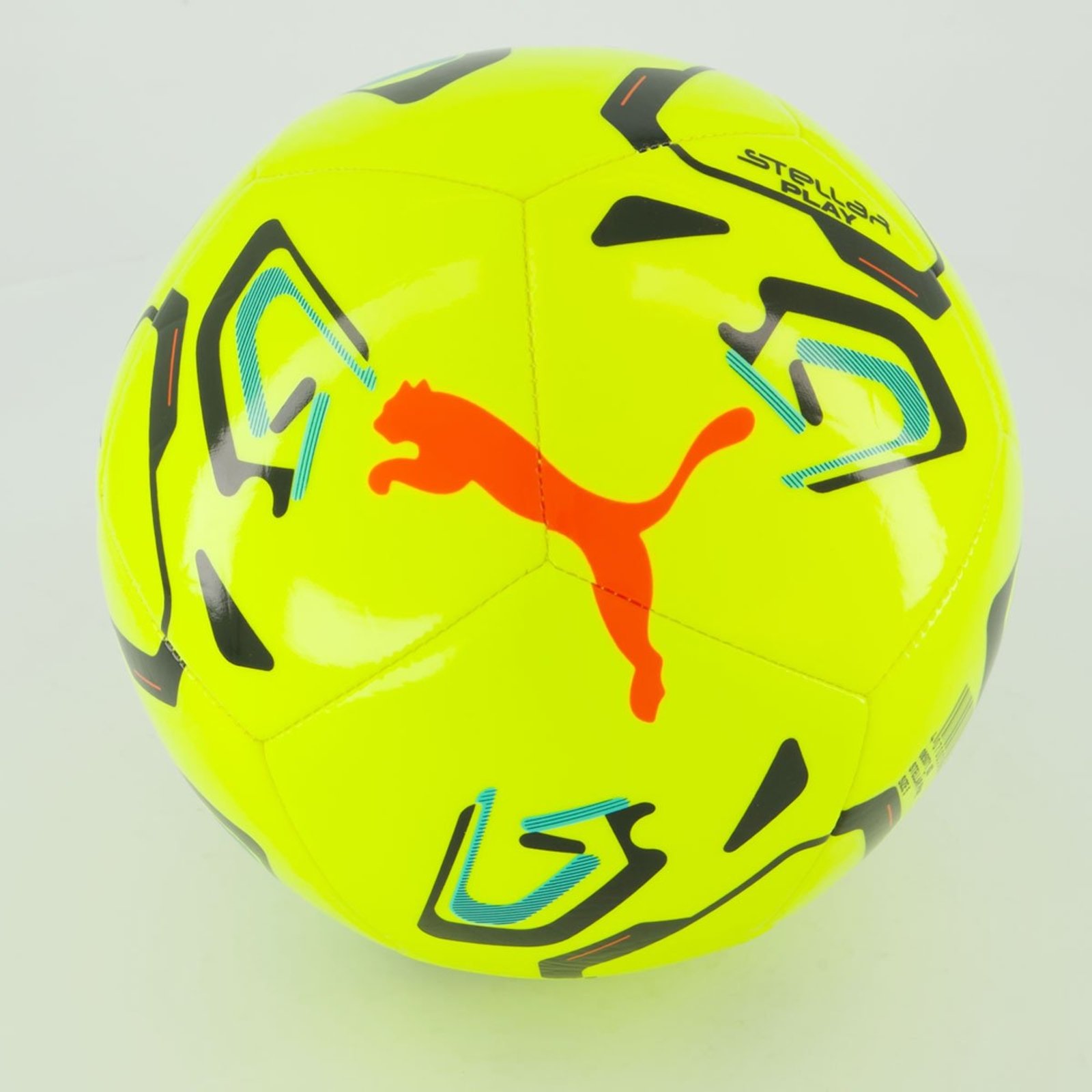 Bola Puma STELLAR Play Campo Amarela e Preta