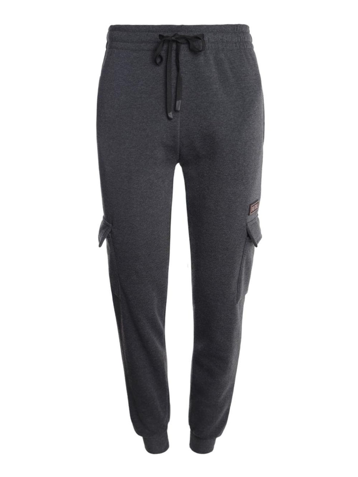 Calça Moletom Jogger Cargo Masculina GRAFITE