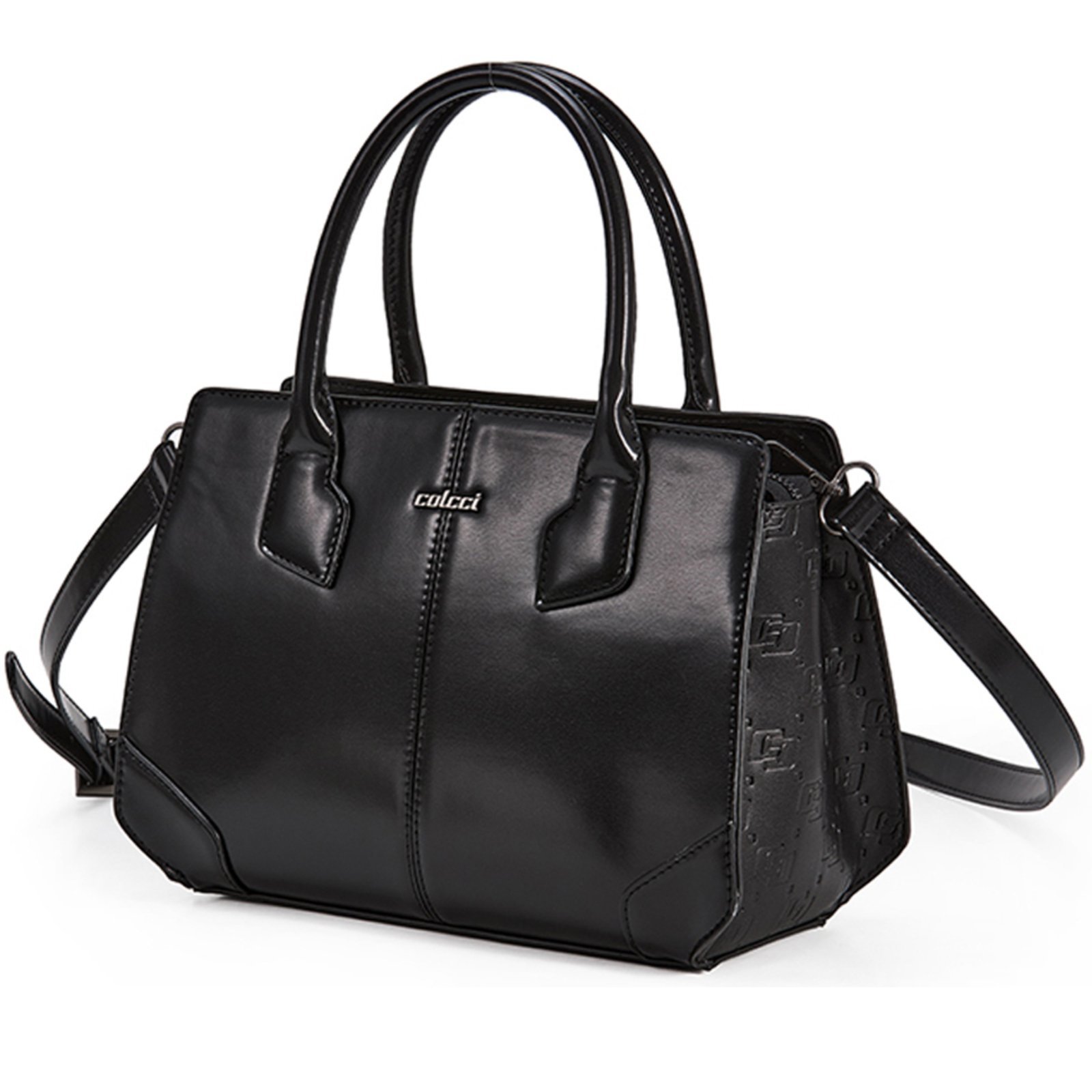 Vista 2 Bolsa Tote Colcci Nayme Ve26 Feminino preto preto