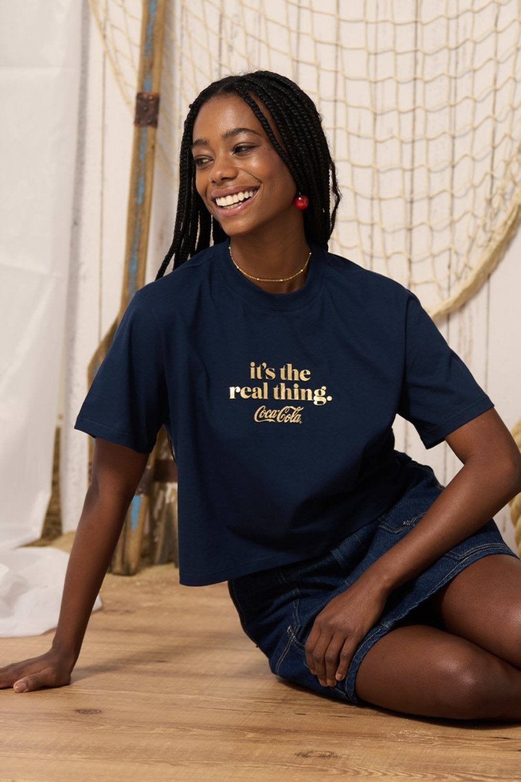 Camiseta Cropped It`s The Real Thing