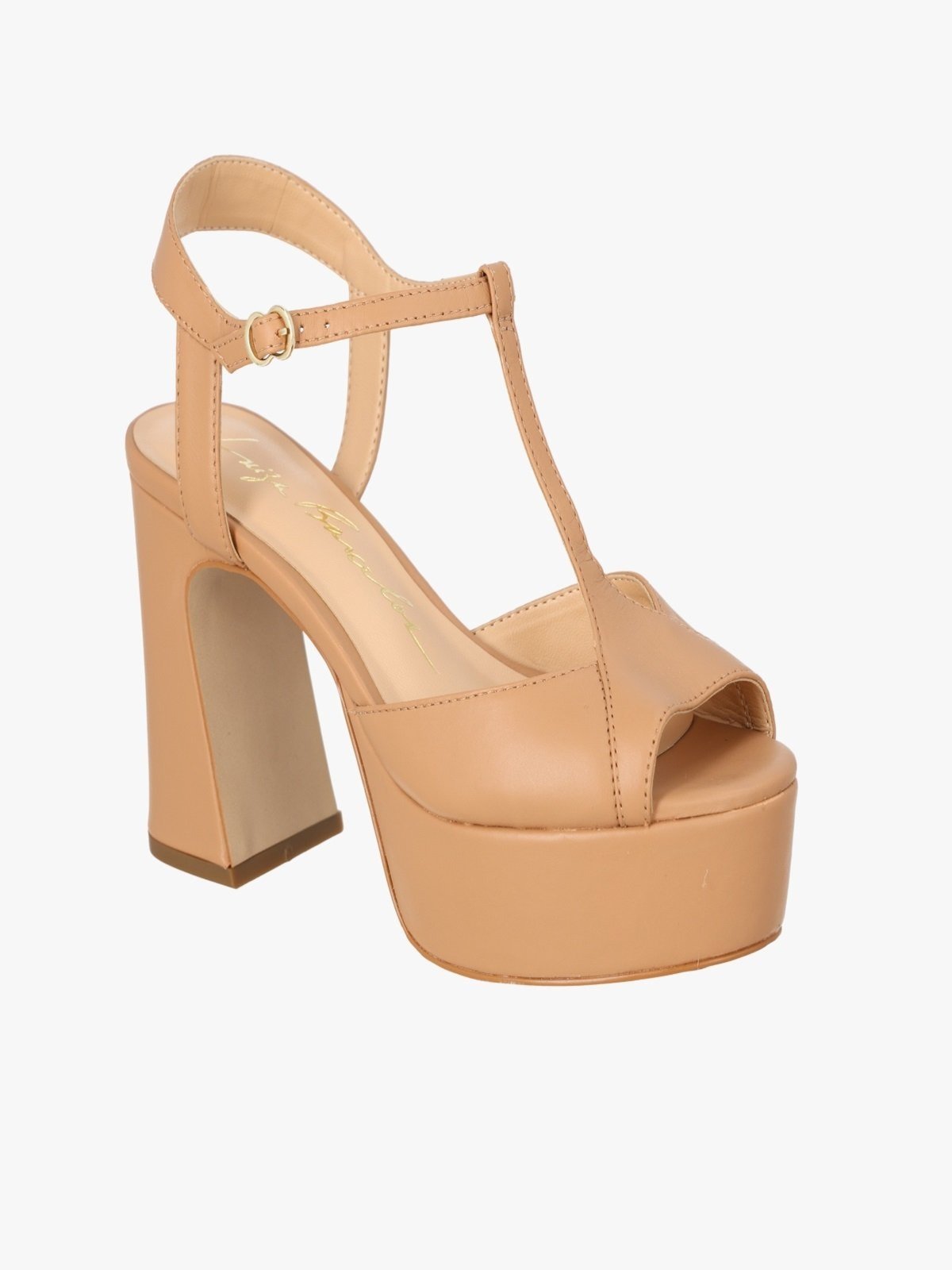 Sandalia Luiza Barcelos Aanabela Grease Blush