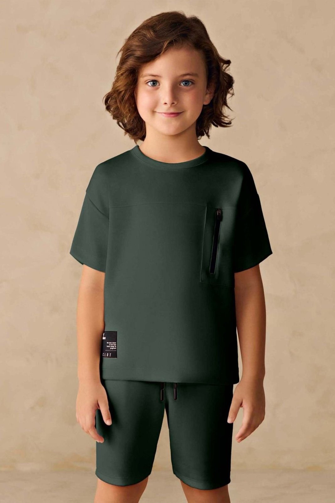 Infantil - Conjunto Menino Bolso Easemove Colorittá Cinza
