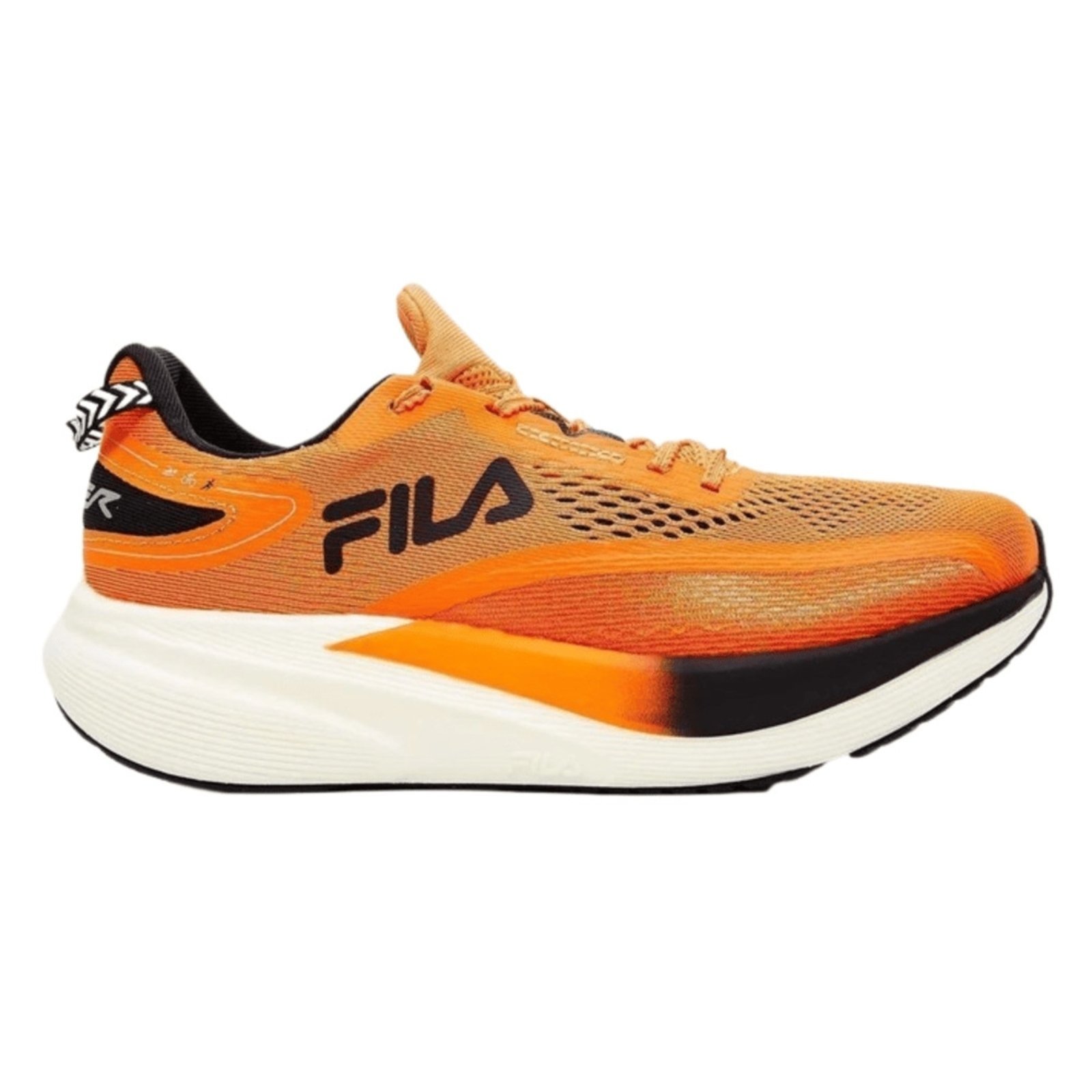 Vista 2 Tenis Fila Racer T2 Xtreme Masculino Vibrante/preto laranja Fila laranja