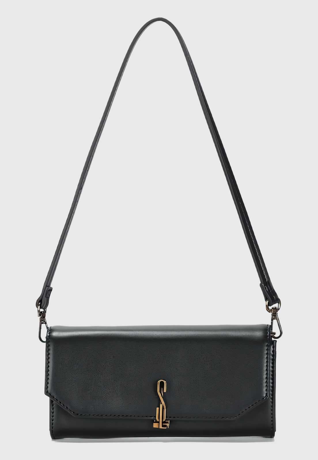 Bolsa Feminina Santa Lolla Retangular Alça Ajustável Preta