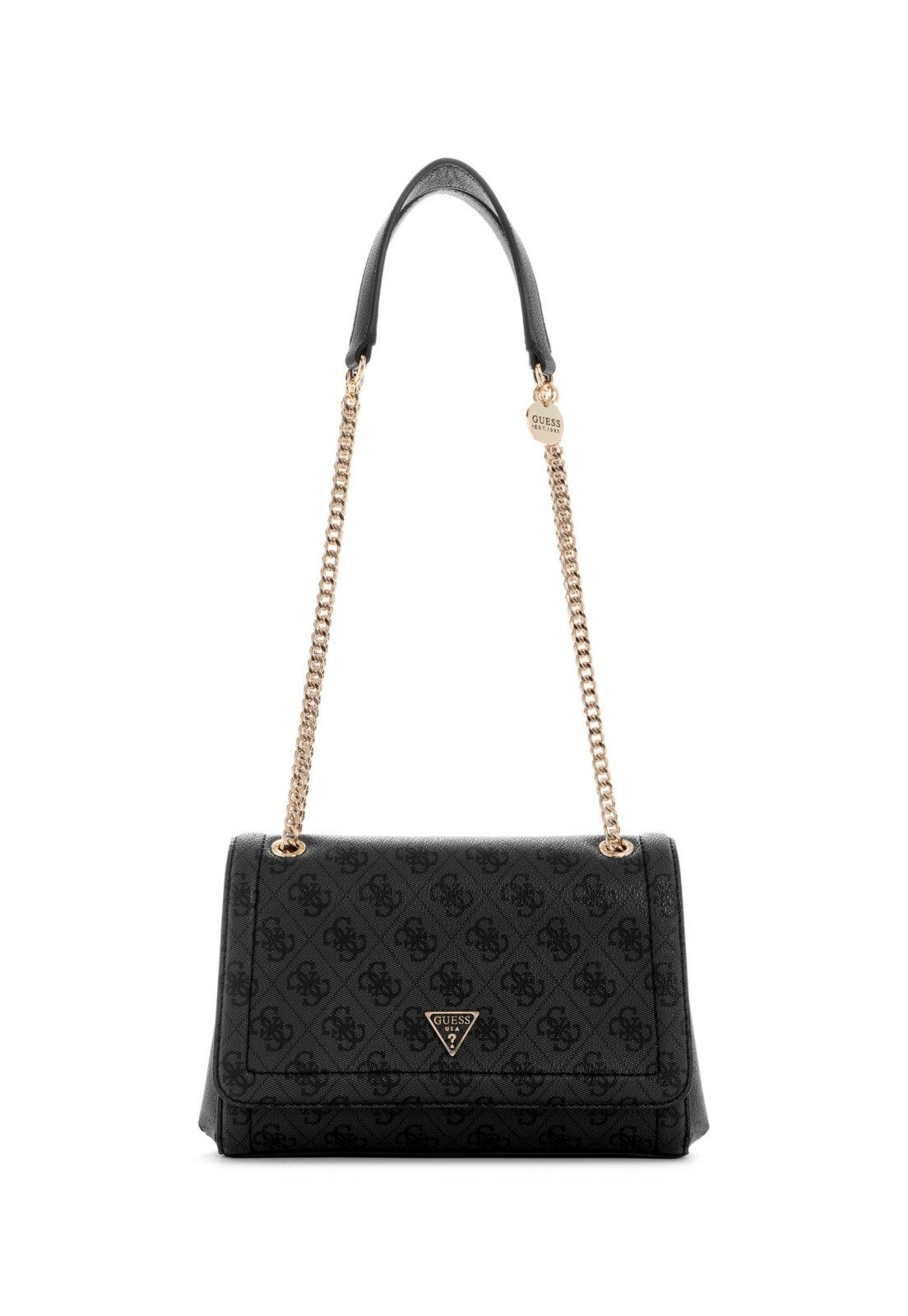 Bolsa Guess Noelle Ii Transversal Flap Preto